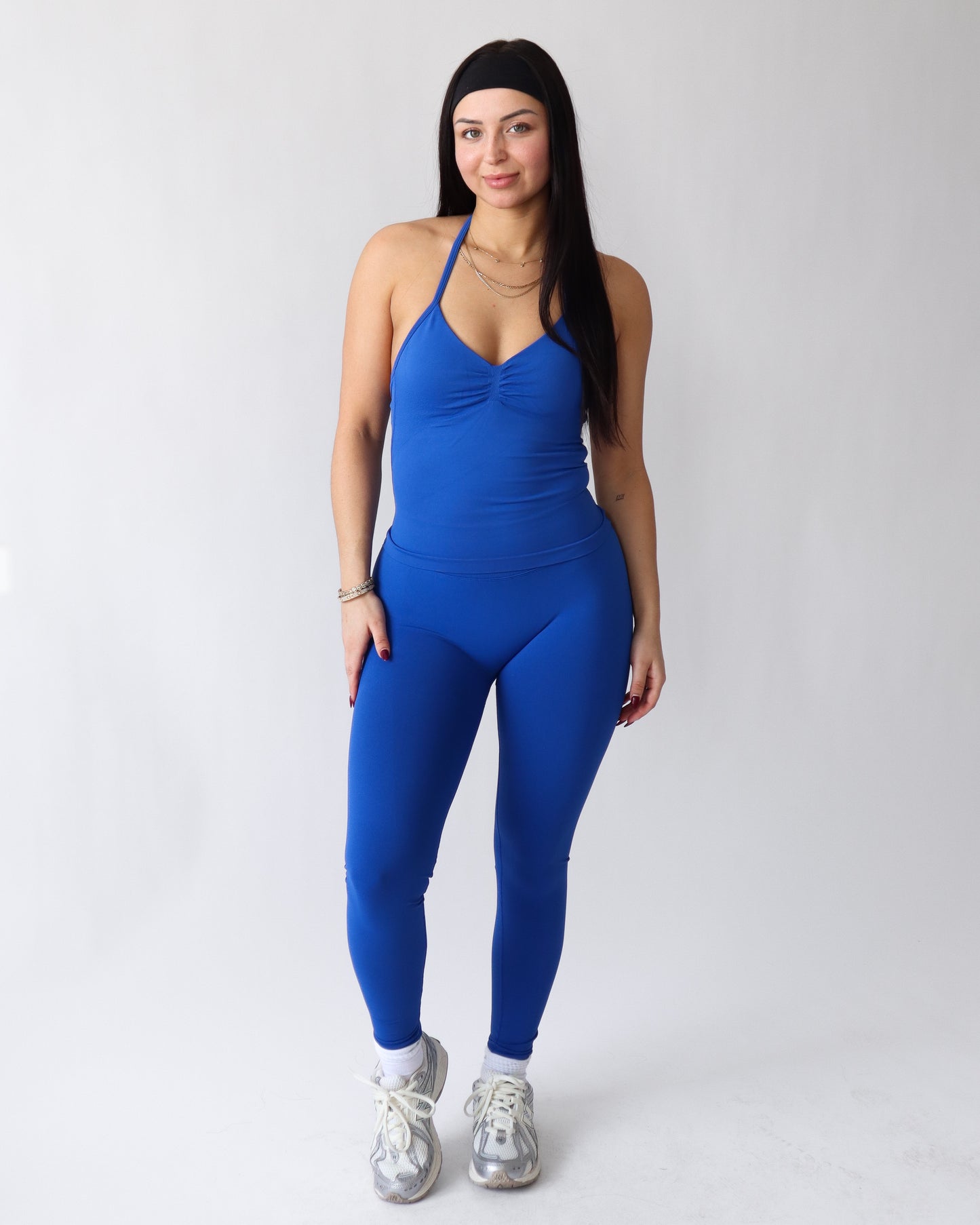 Ascend Halter Tank Top - Midnight