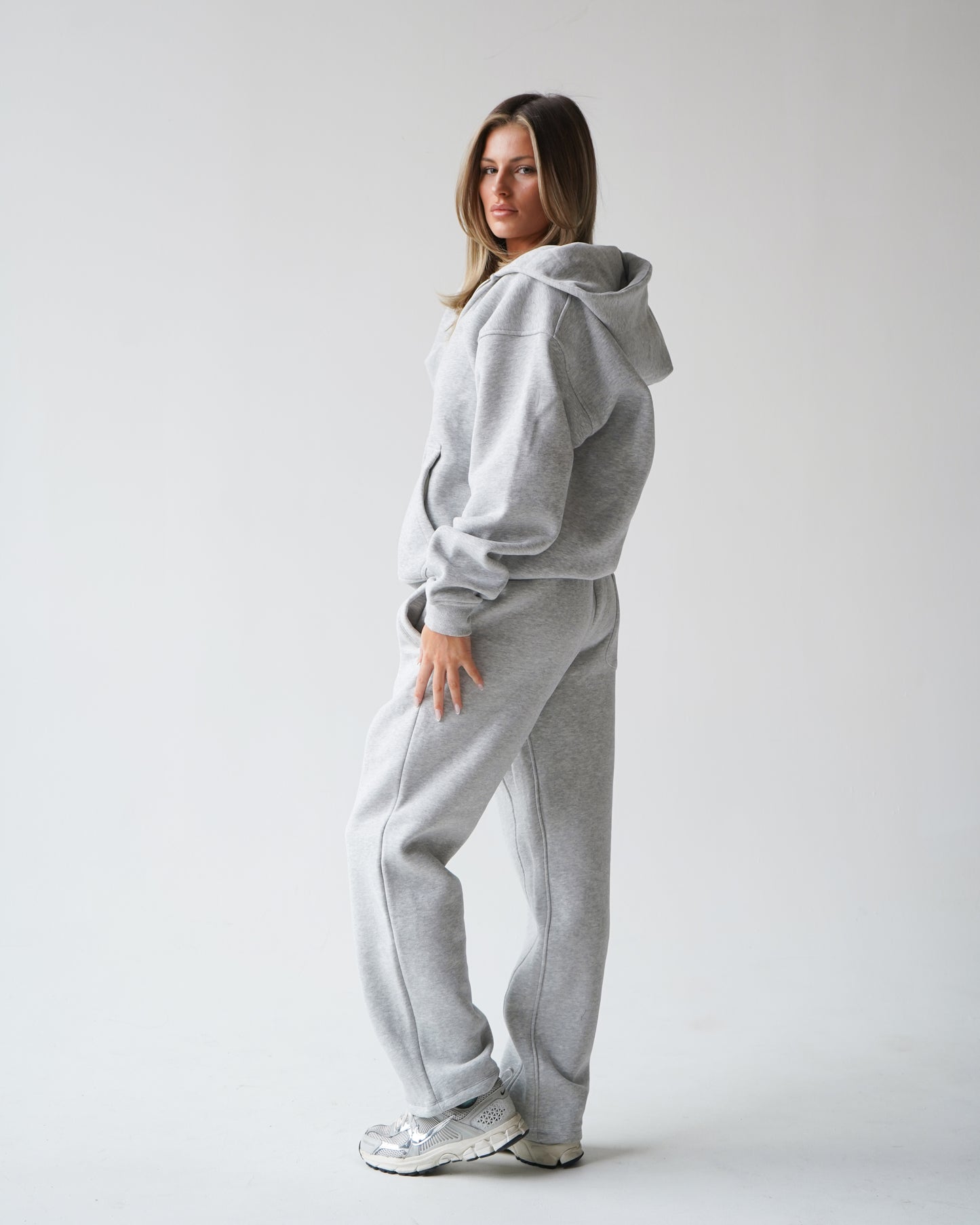 Reset Zip-Up Hoodie - Heather Gray