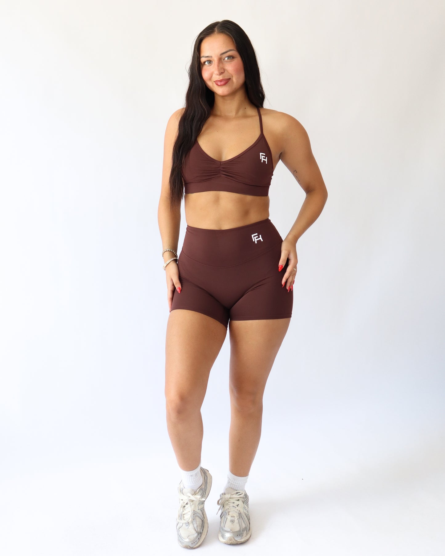 UltraSoft Mid Rise Shorts 4.5" - Espresso