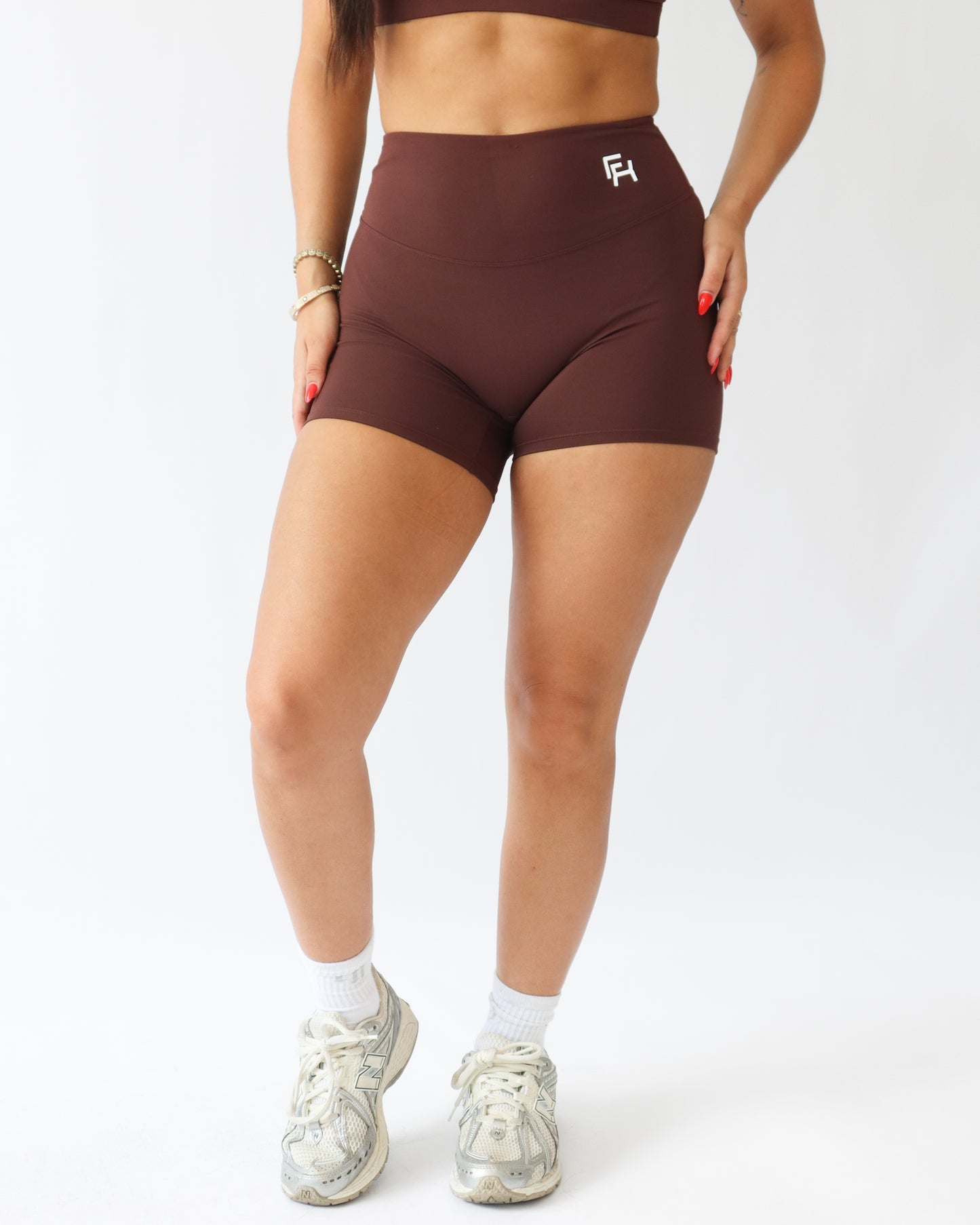 UltraSoft Mid Rise Shorts 4.5" - Espresso