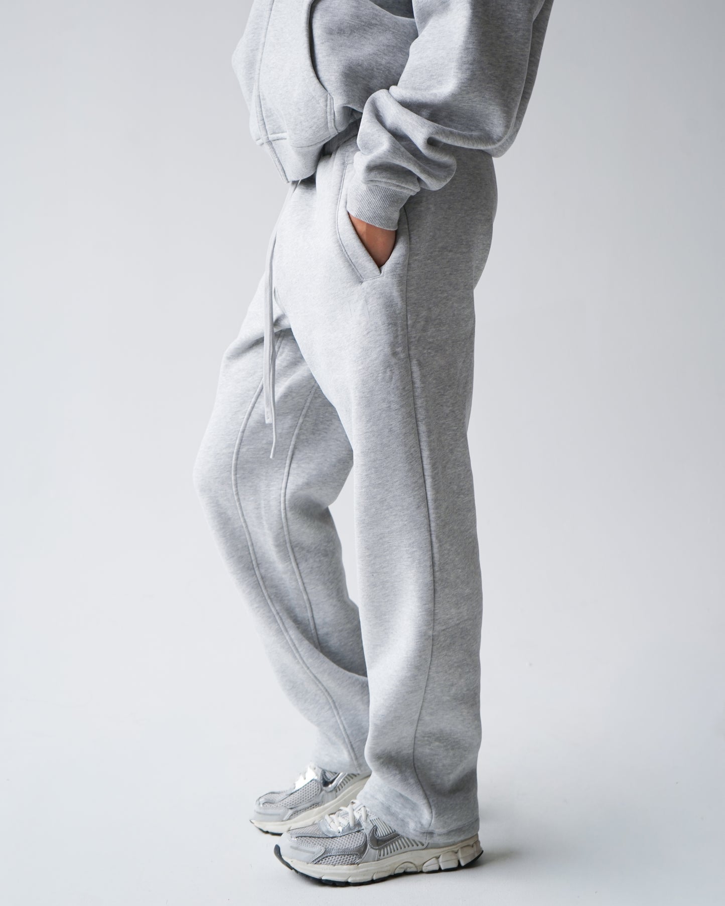 Reset Straight-Leg Sweatpants - Heather Gray