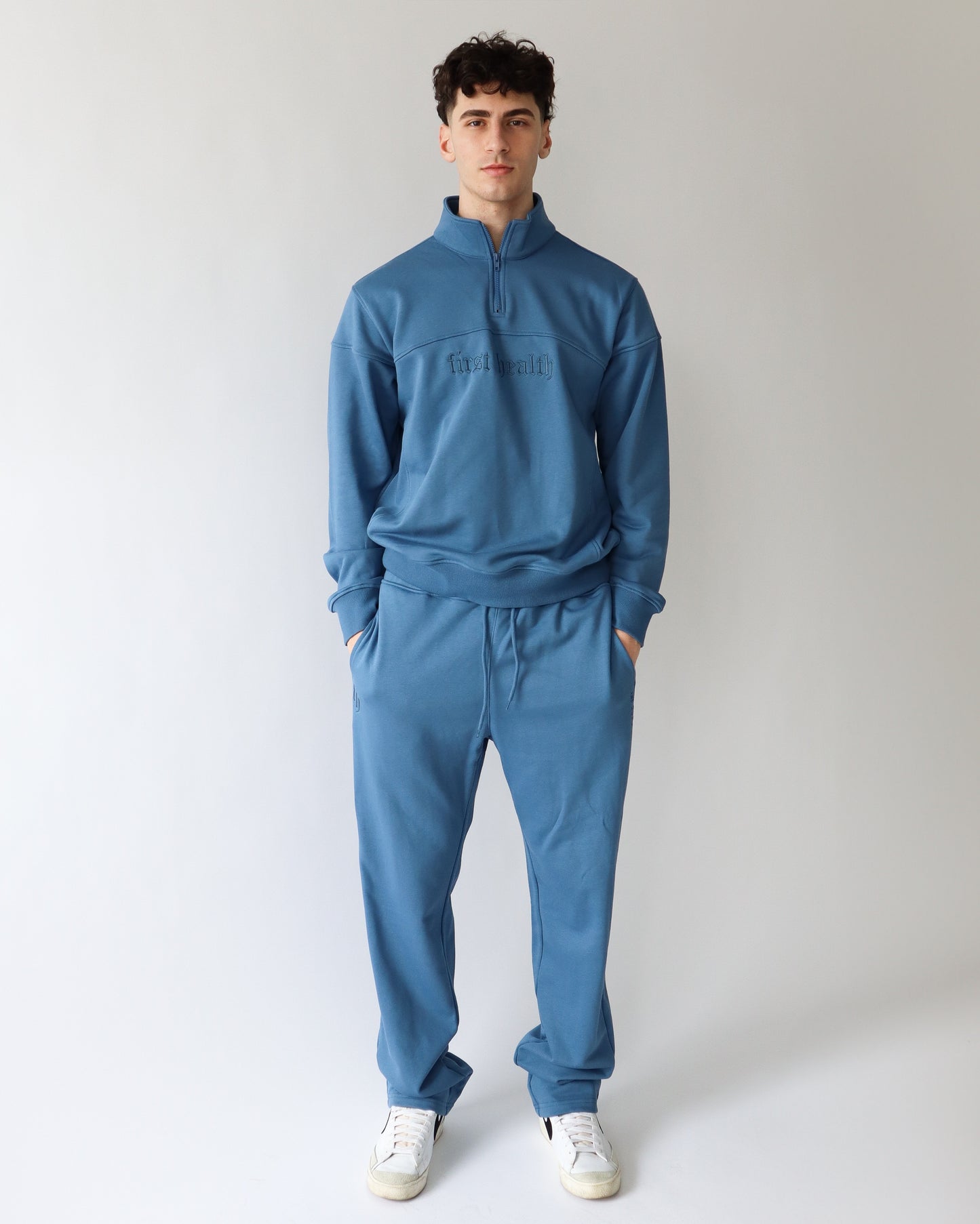 Essential Straight Leg Sweatpants - Steel