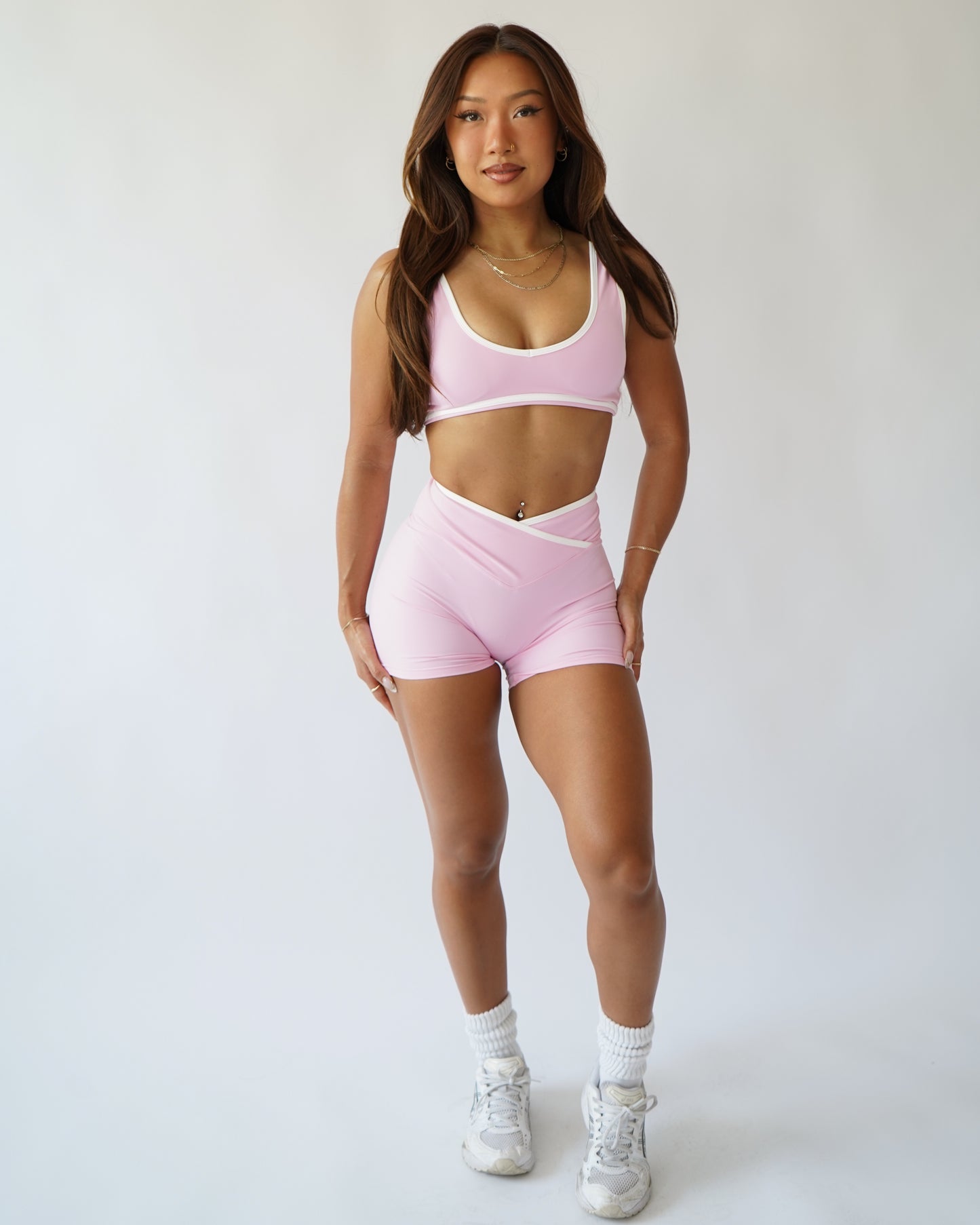 Contrast Sports Bra - Sugar