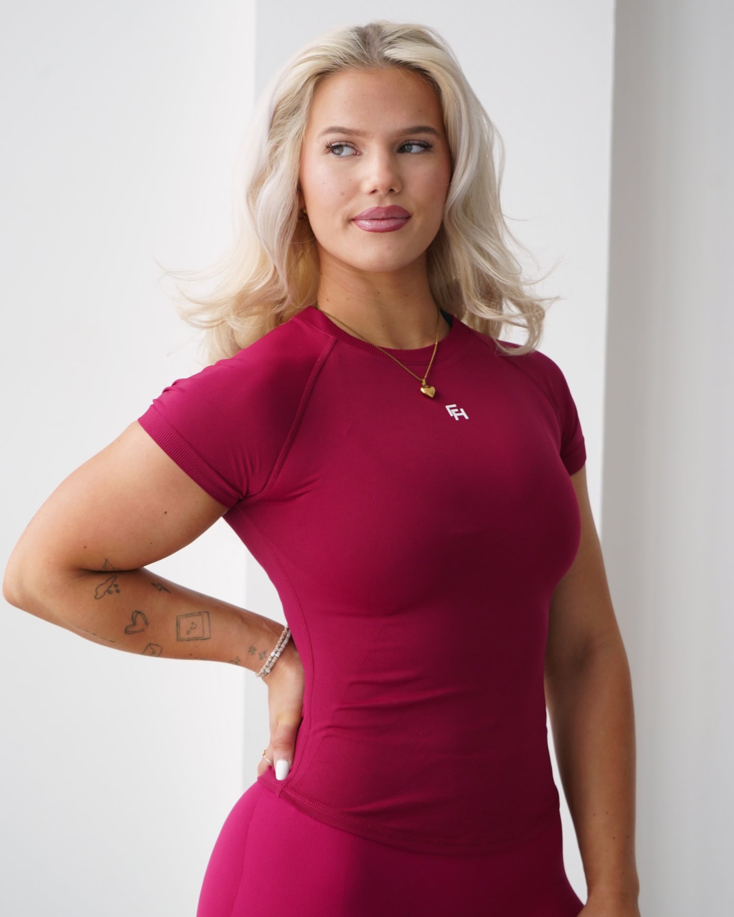 Ascend T-Shirt - Pomegranate