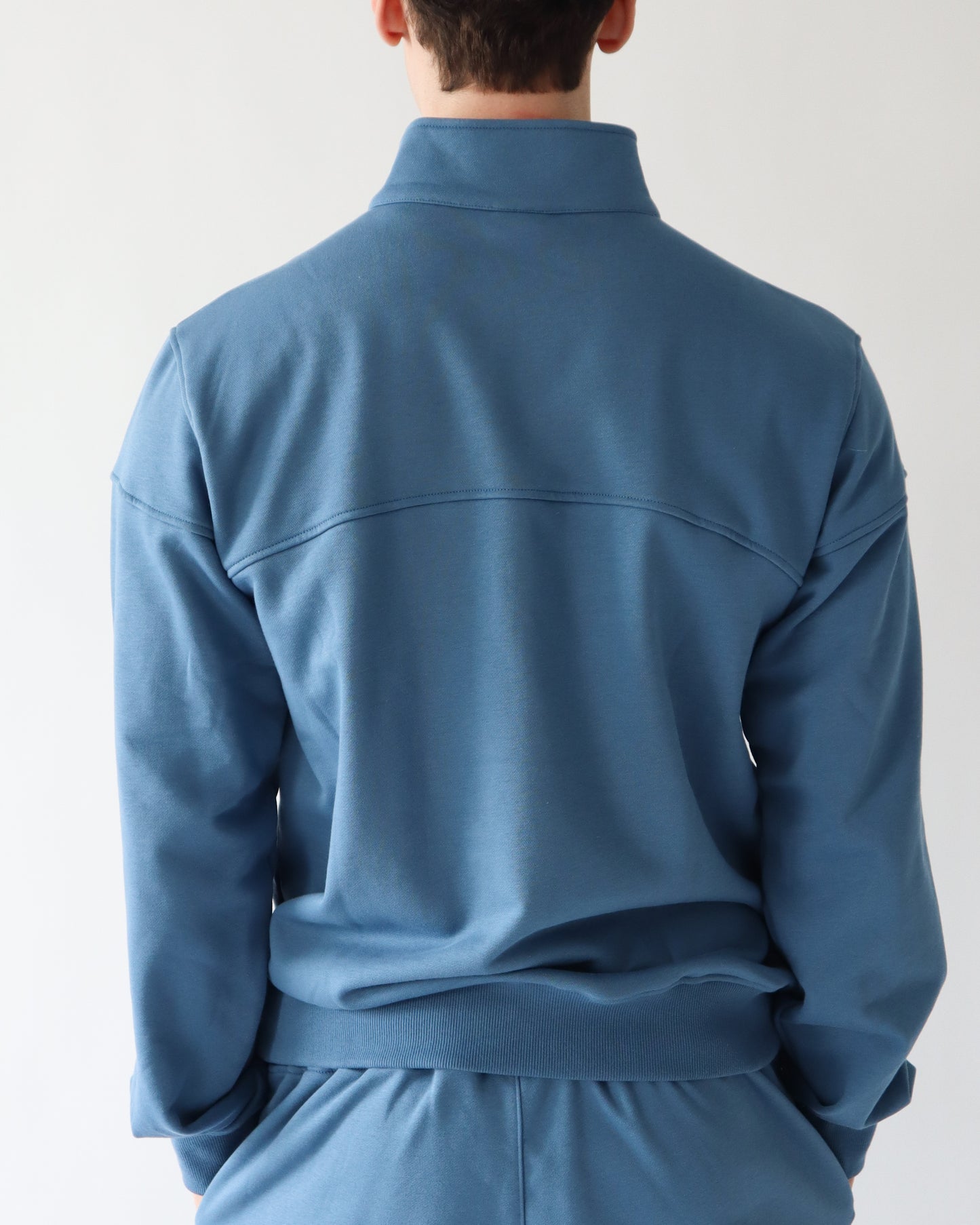 Essential Quarter Zip - Steel