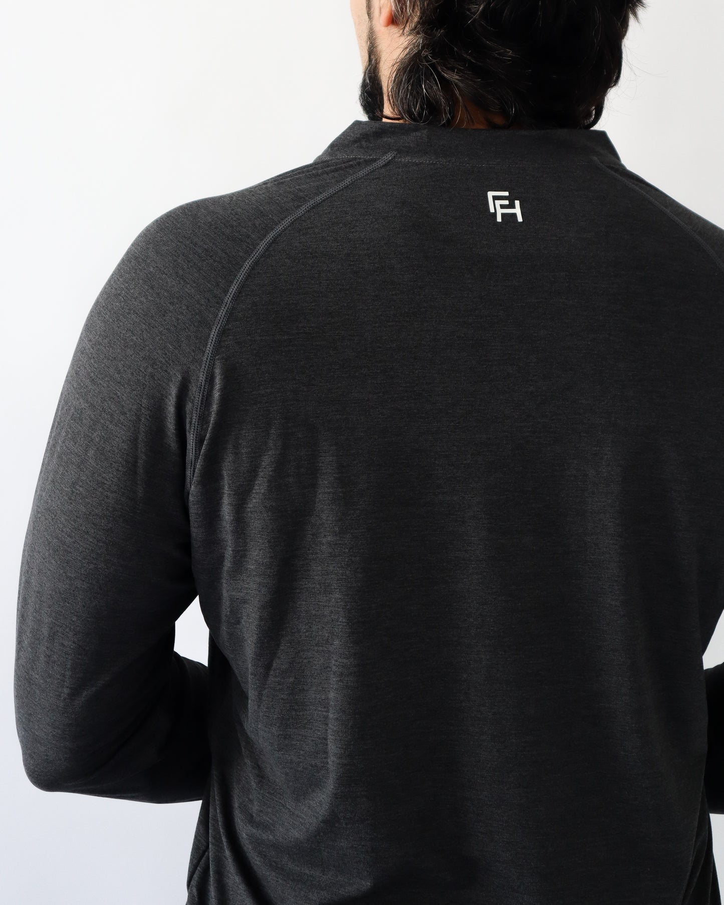 Training Henley Long Sleeve - Charcoal