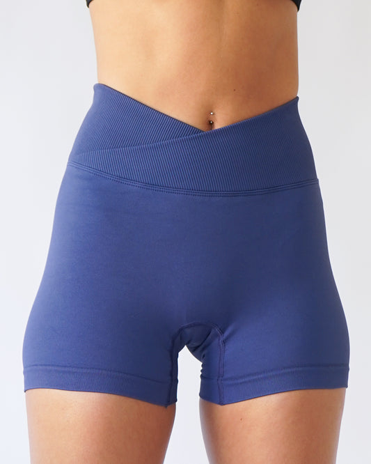 Enhance Contour V-Waist Shorts 4" - Navy