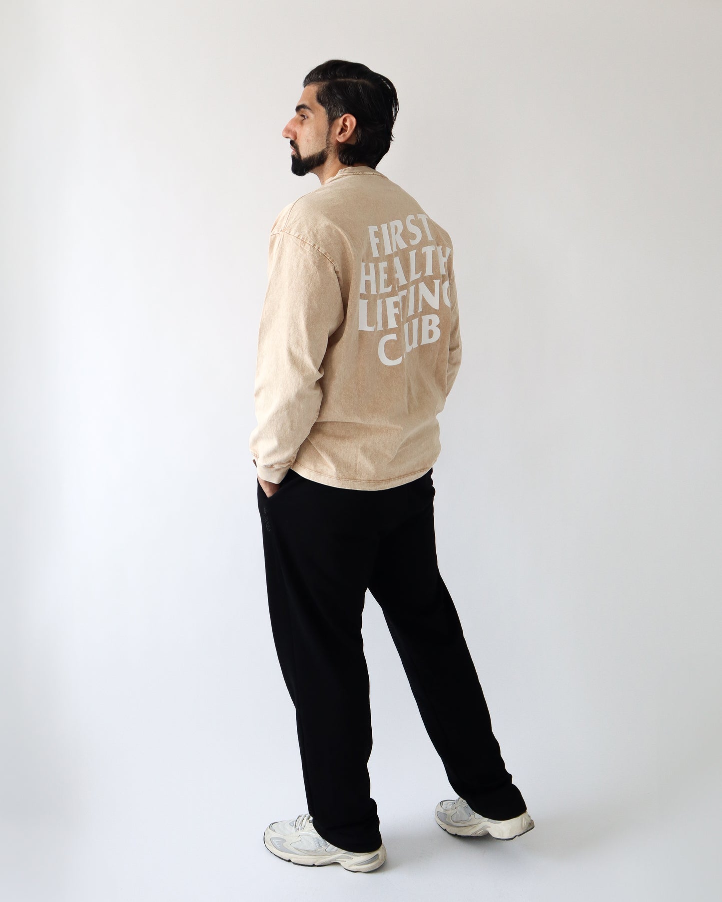Lifting Club Long Sleeve - Sand