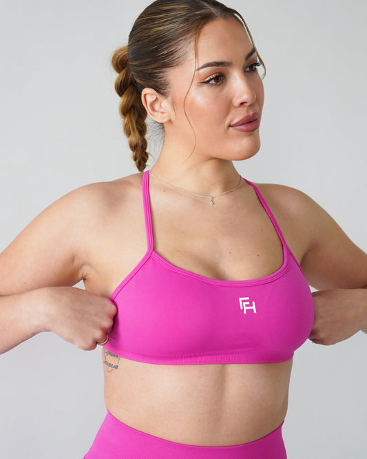 Enhance Contour Sports Bra - Magenta