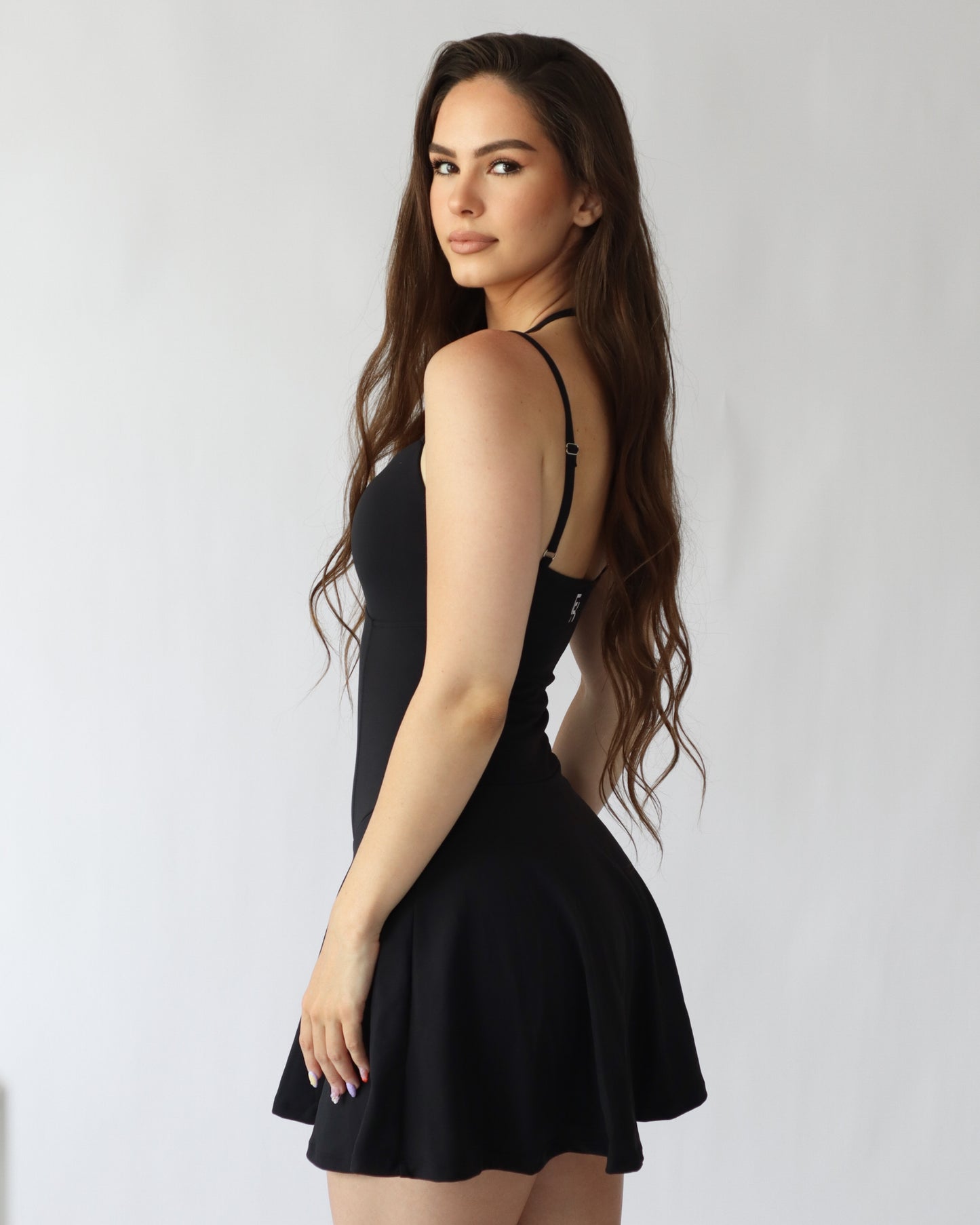 UltraSoft Mini Sport Dress - Black