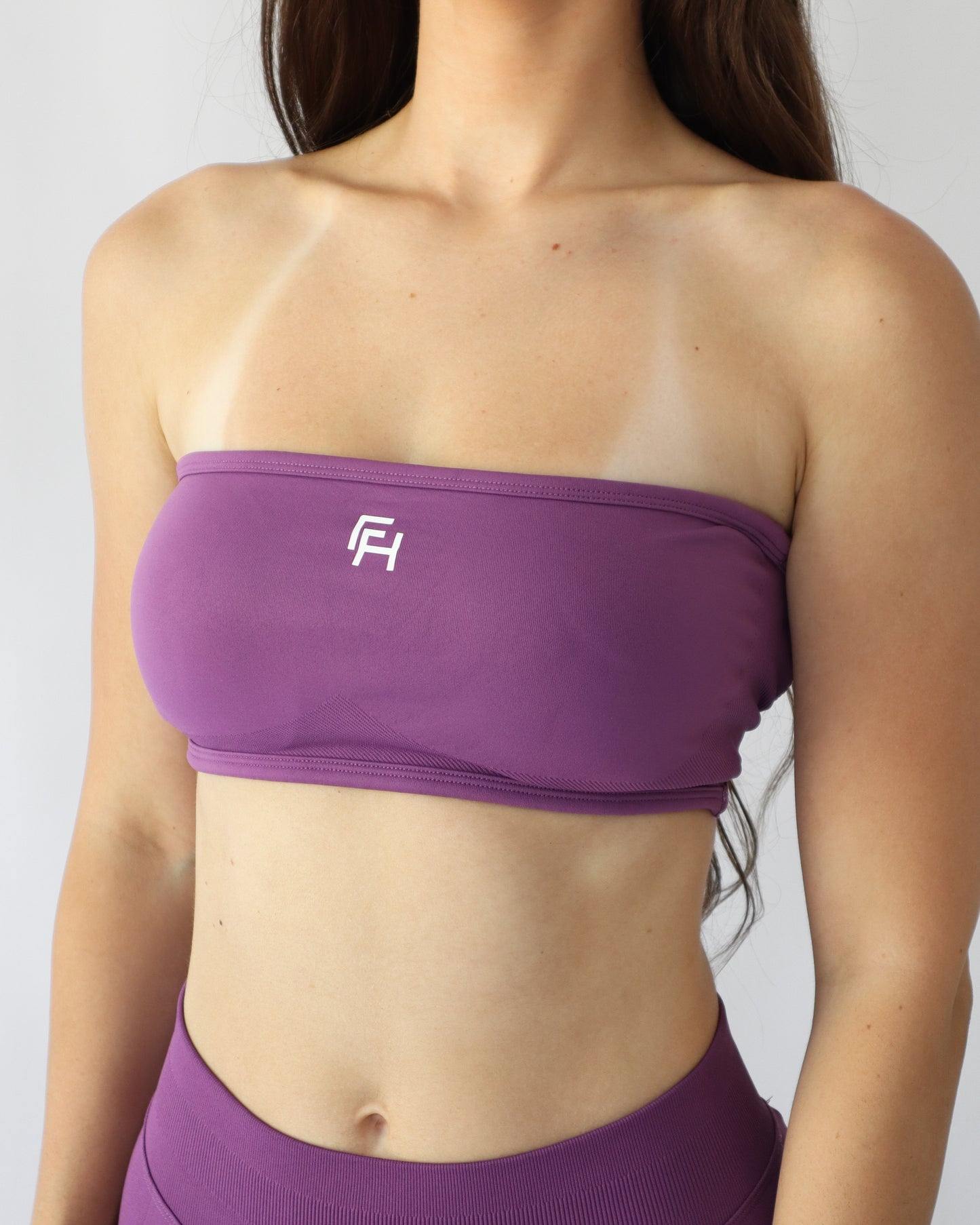Ascend Bandeau Sports Bra - Amethyst