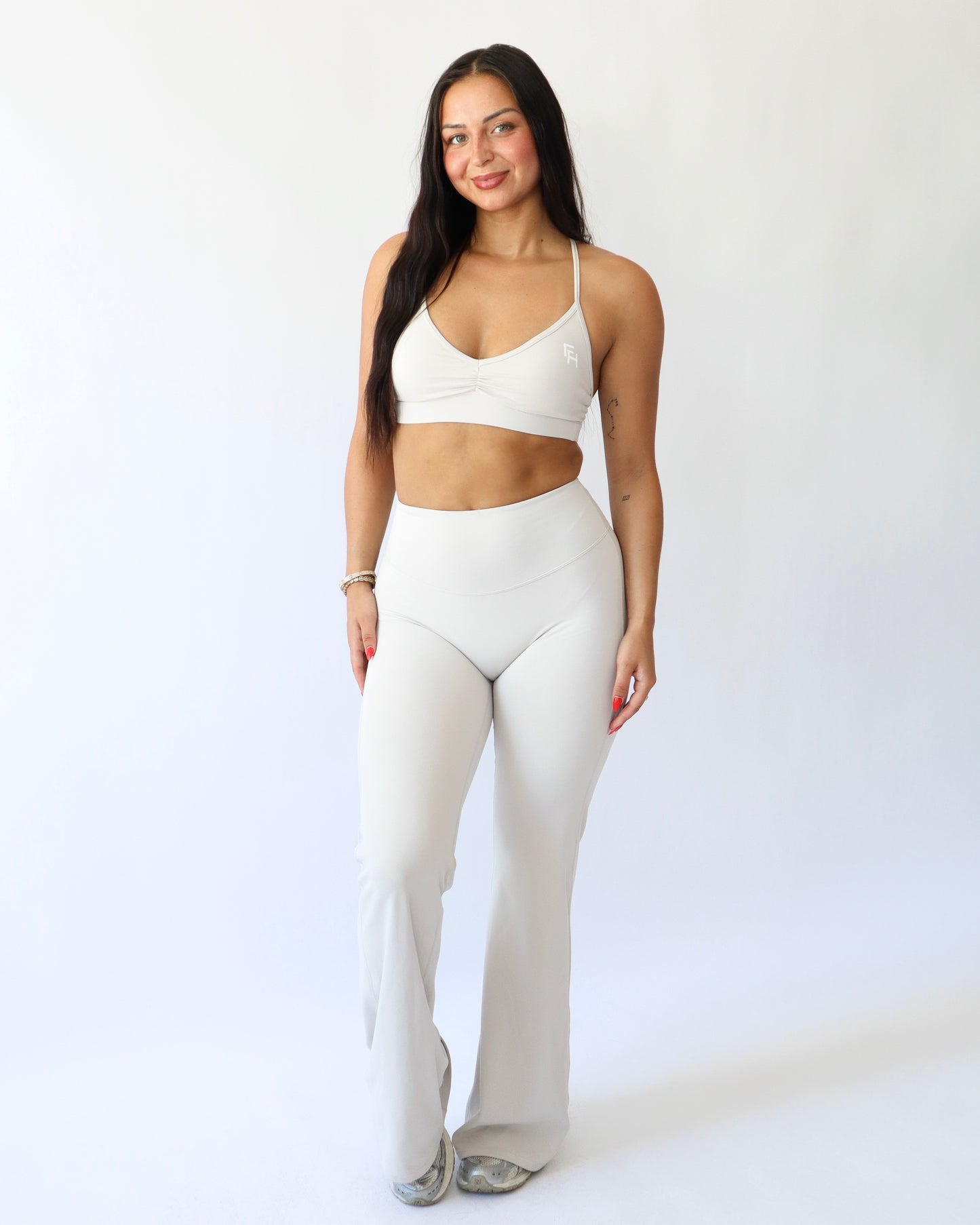 UltraSoft Mid Rise Flare Leggings - Buttercream