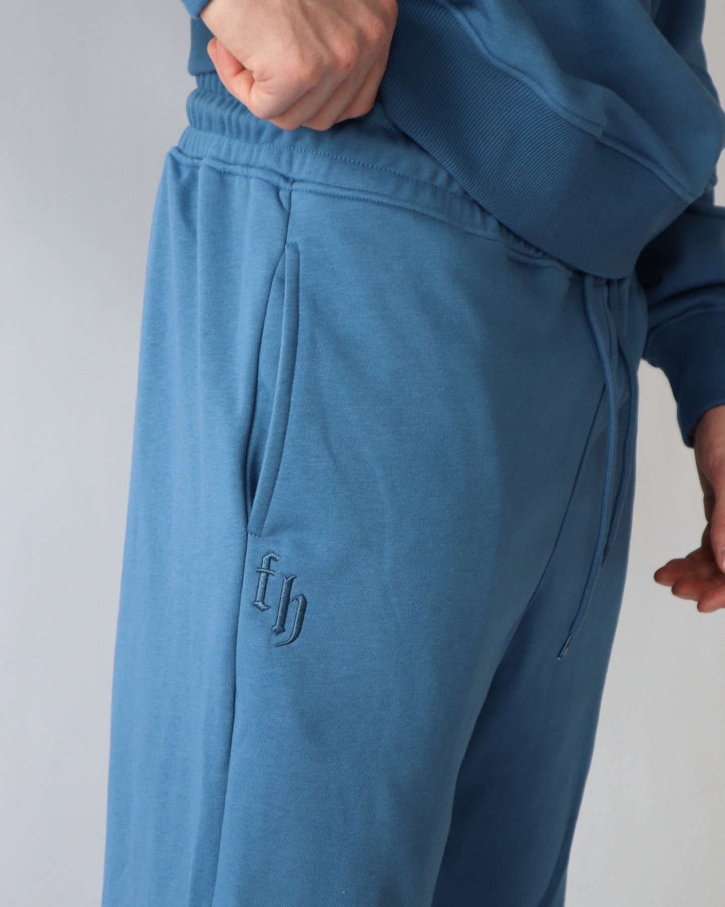 Essential Straight Leg Sweatpants - Steel