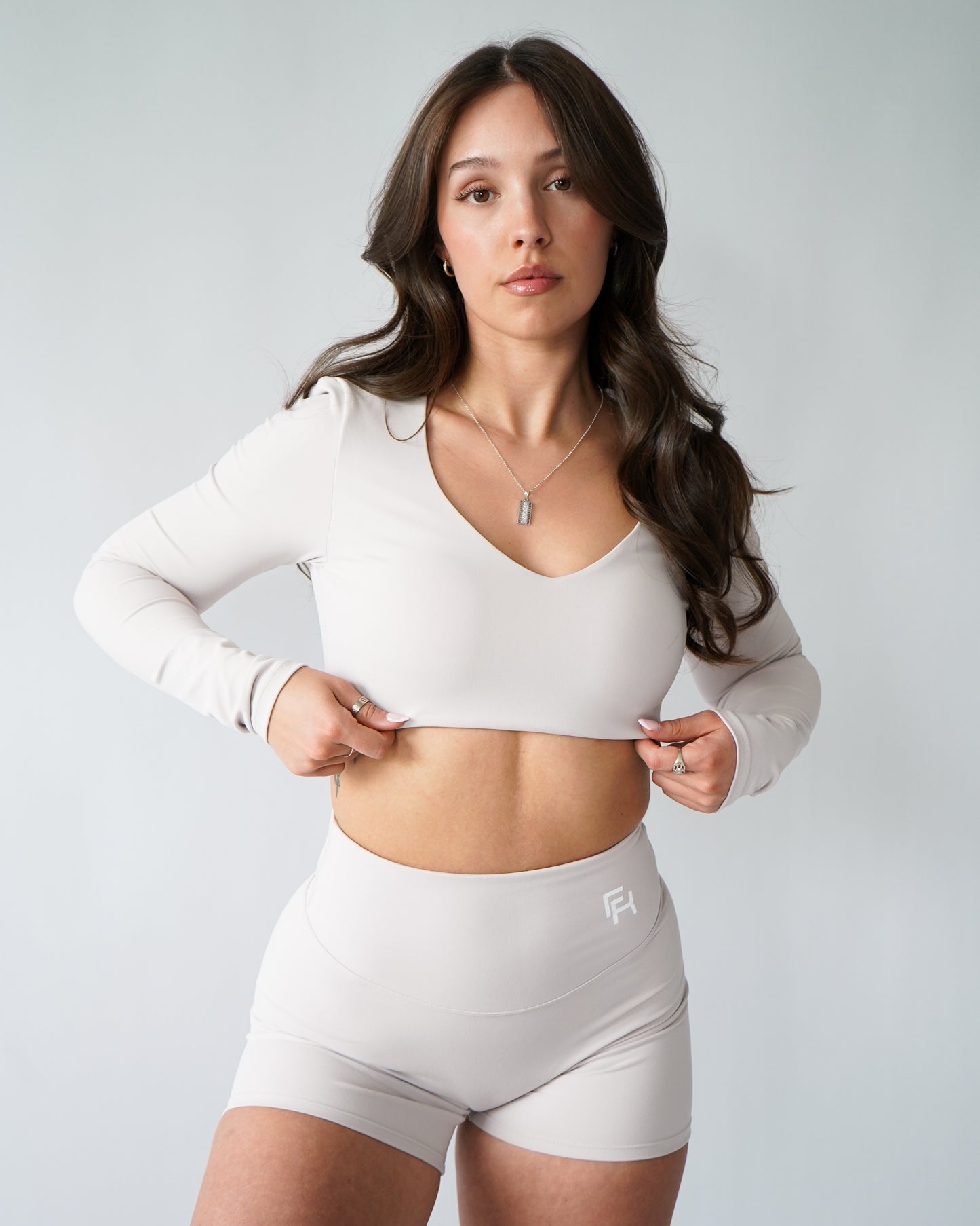 UltraSoft Crop Long Sleeve - Buttercream
