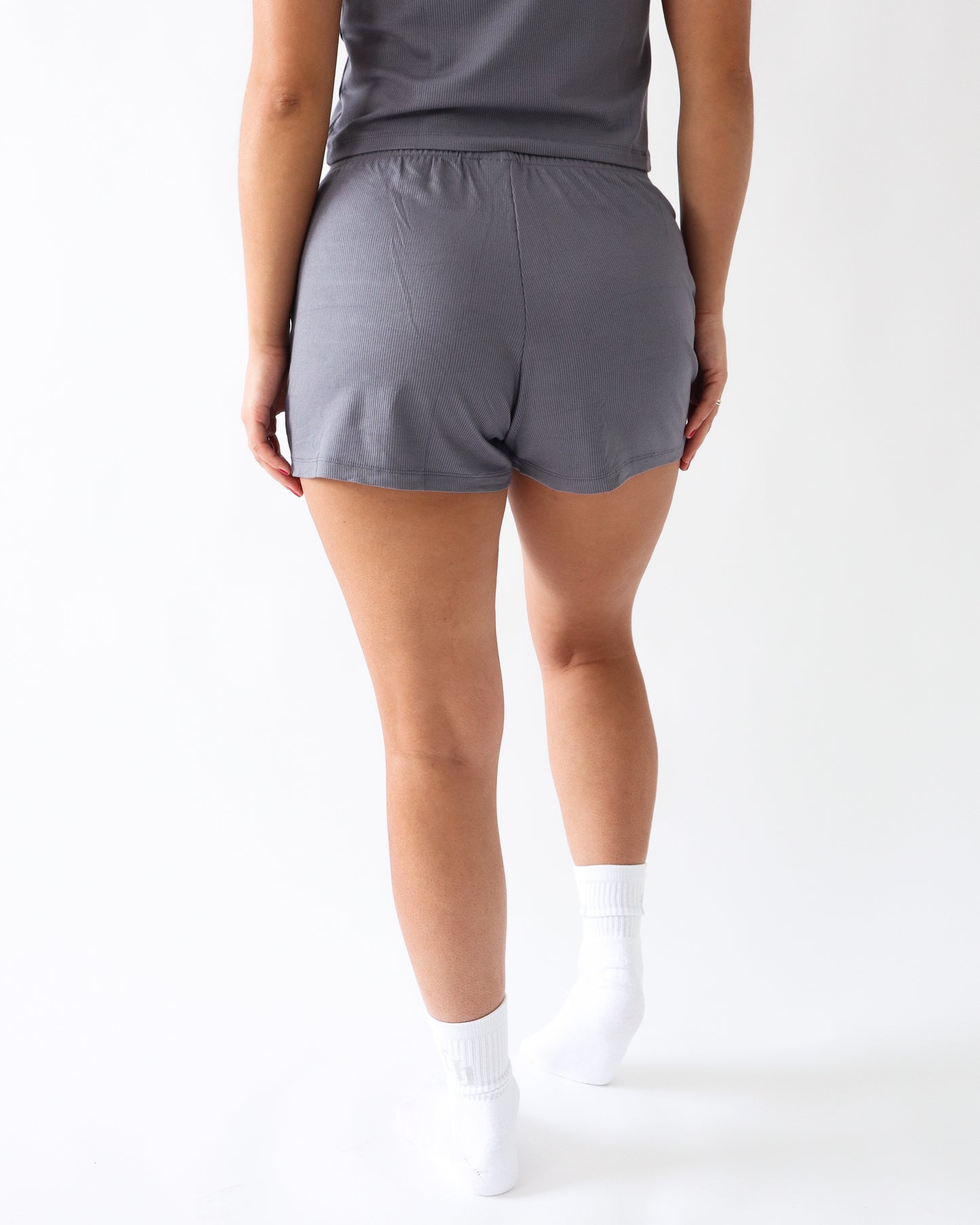 Luxe Lounge Shorts - Slate