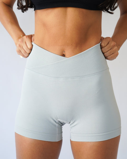Enhance Contour V-Waist Shorts 4" - Ash