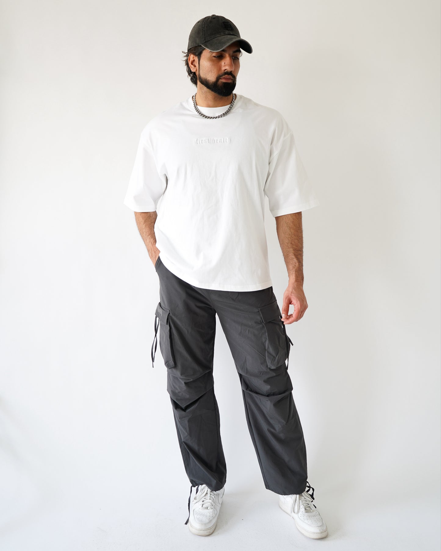 PARACHUTE CARGO JOGGERS - Shark