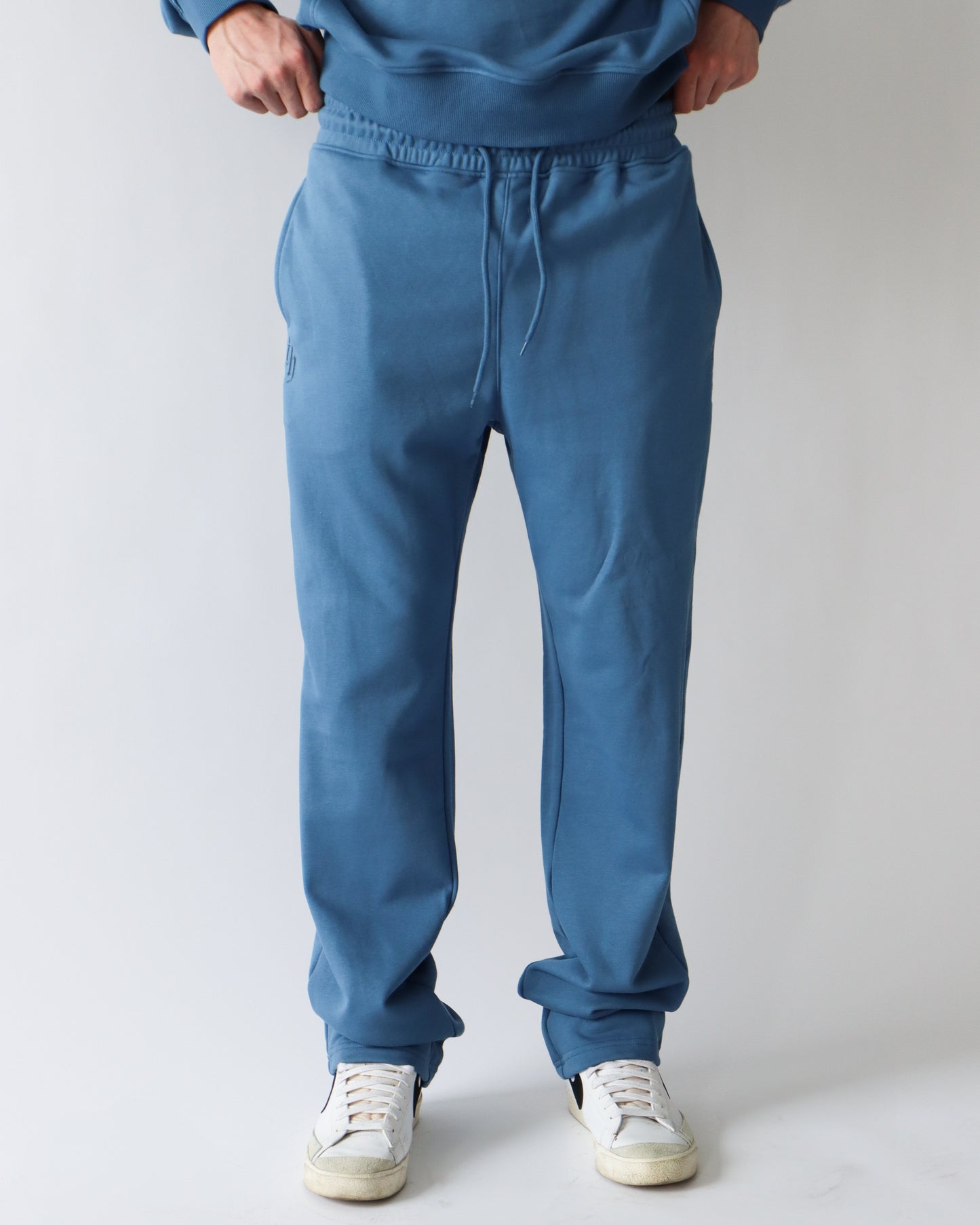 Essential Straight Leg Sweatpants - Steel
