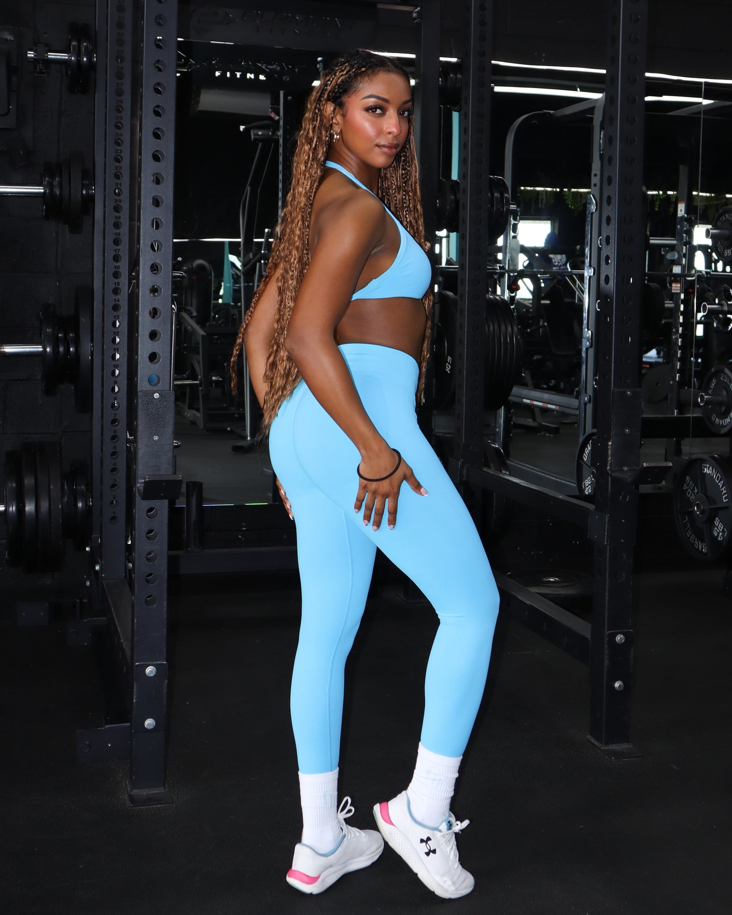 Ascend Leggings 27" - Aqua