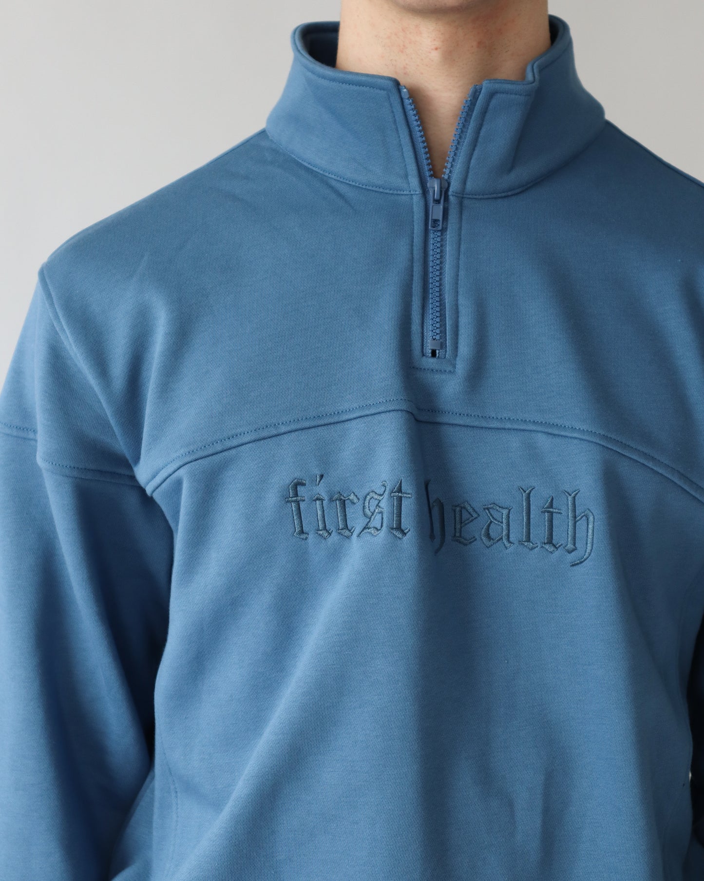 Essential Quarter Zip - Steel