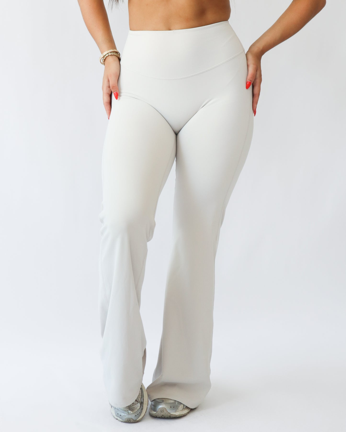 UltraSoft Mid Rise Flare Leggings - Buttercream