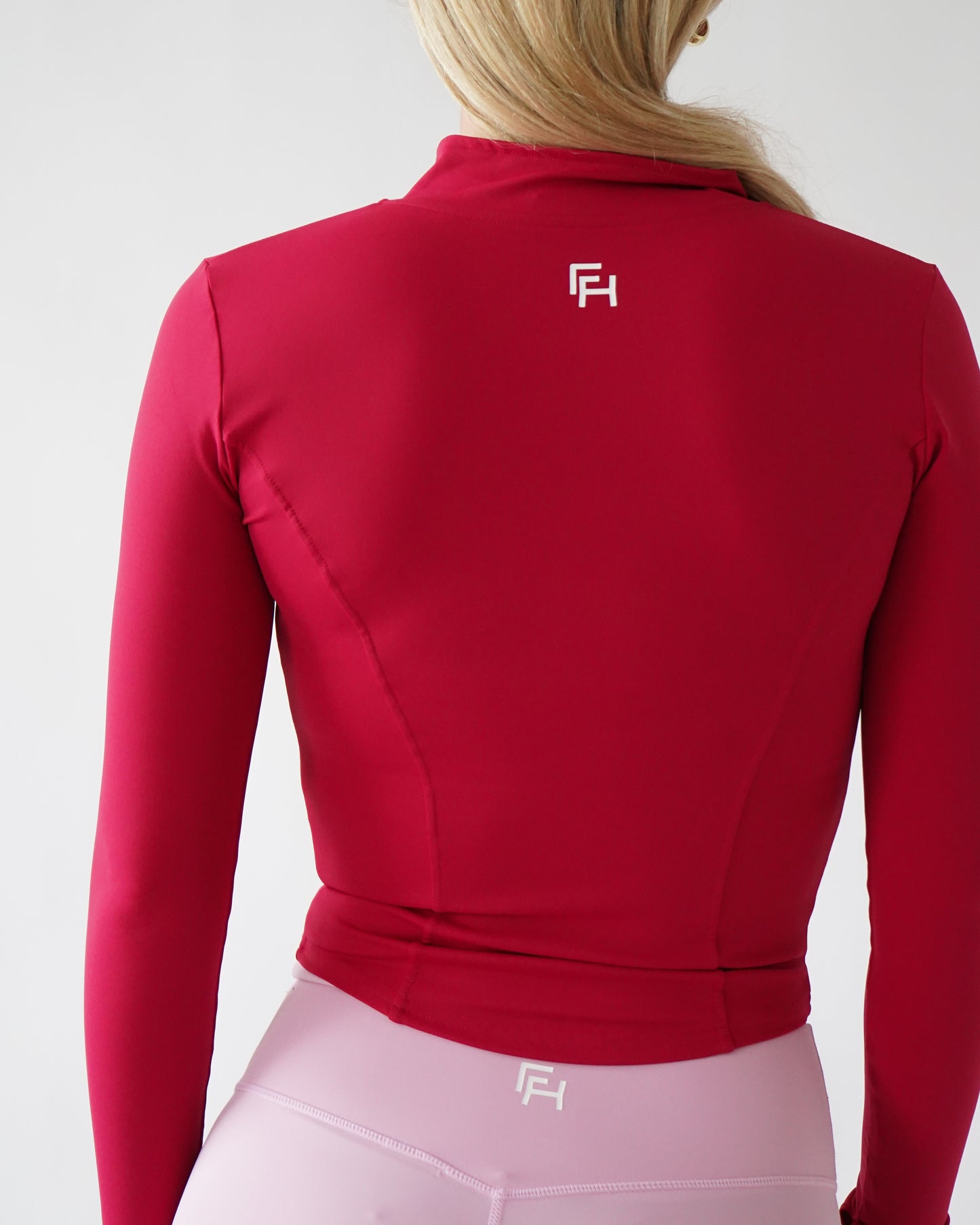 Sculpt Zip Up - Raspberry