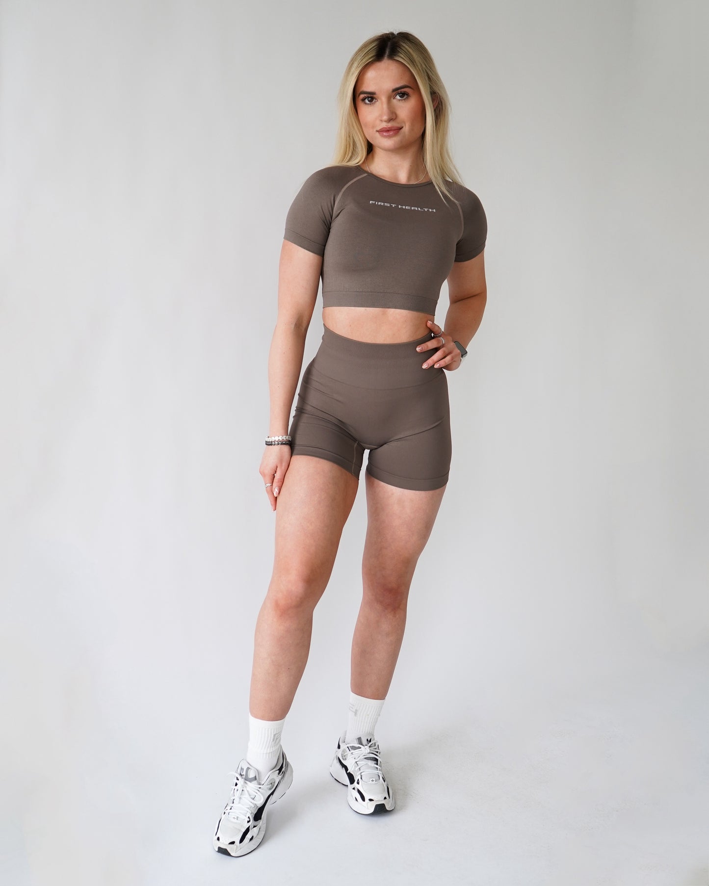 ENHANCE BIKER SHORTS 5” - Cappuccino