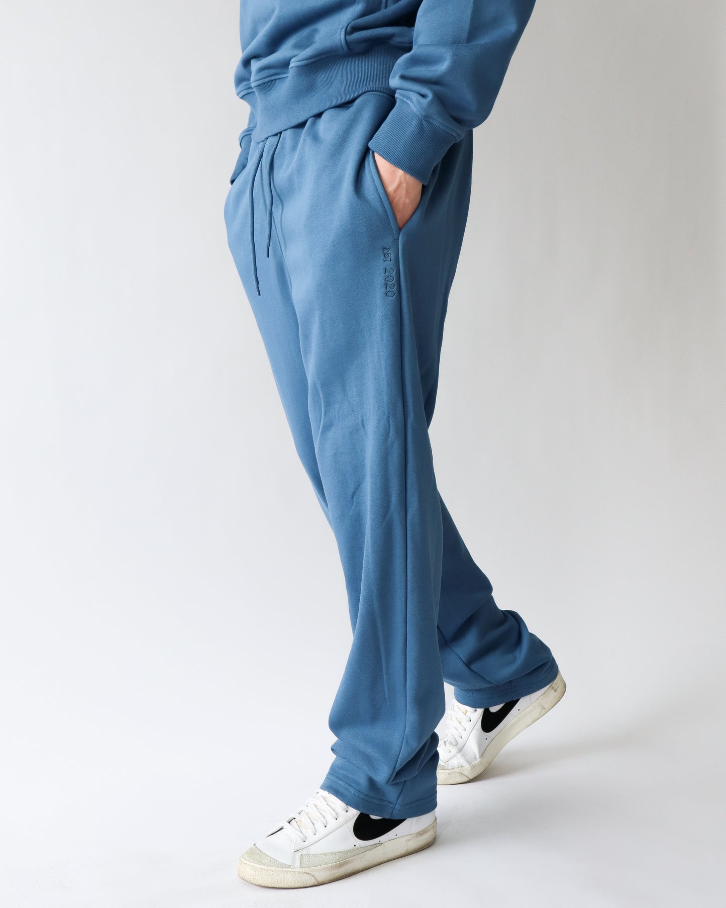 Essential Straight Leg Sweatpants - Steel