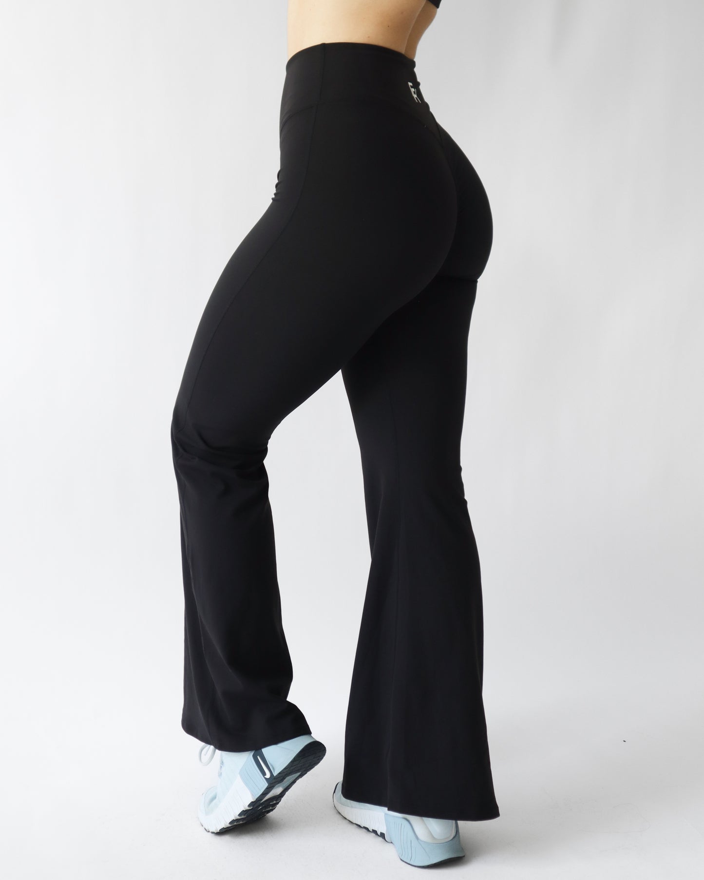UltraSoft Mid Rise Flare Leggings - Black
