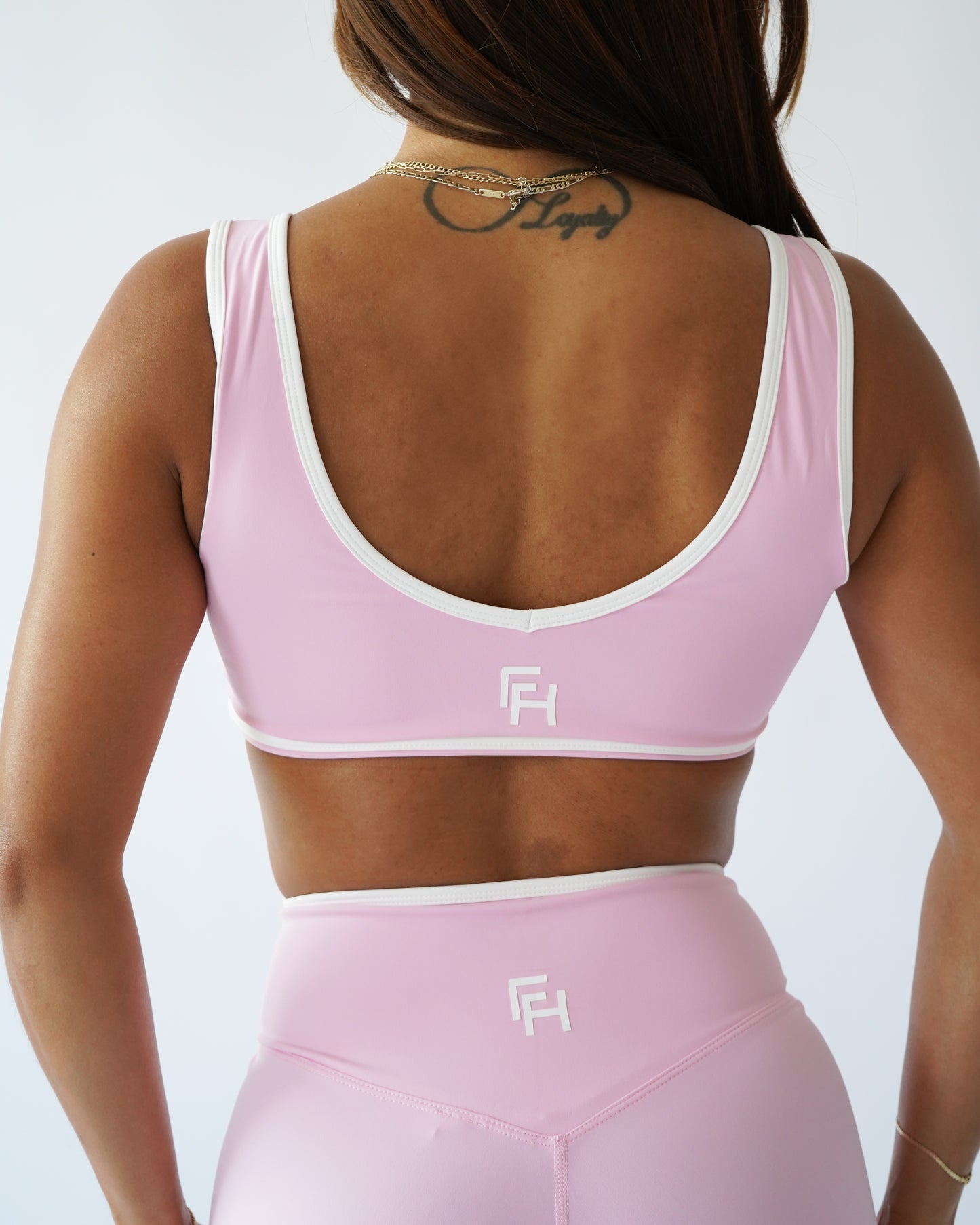 Contrast Sports Bra - Sugar