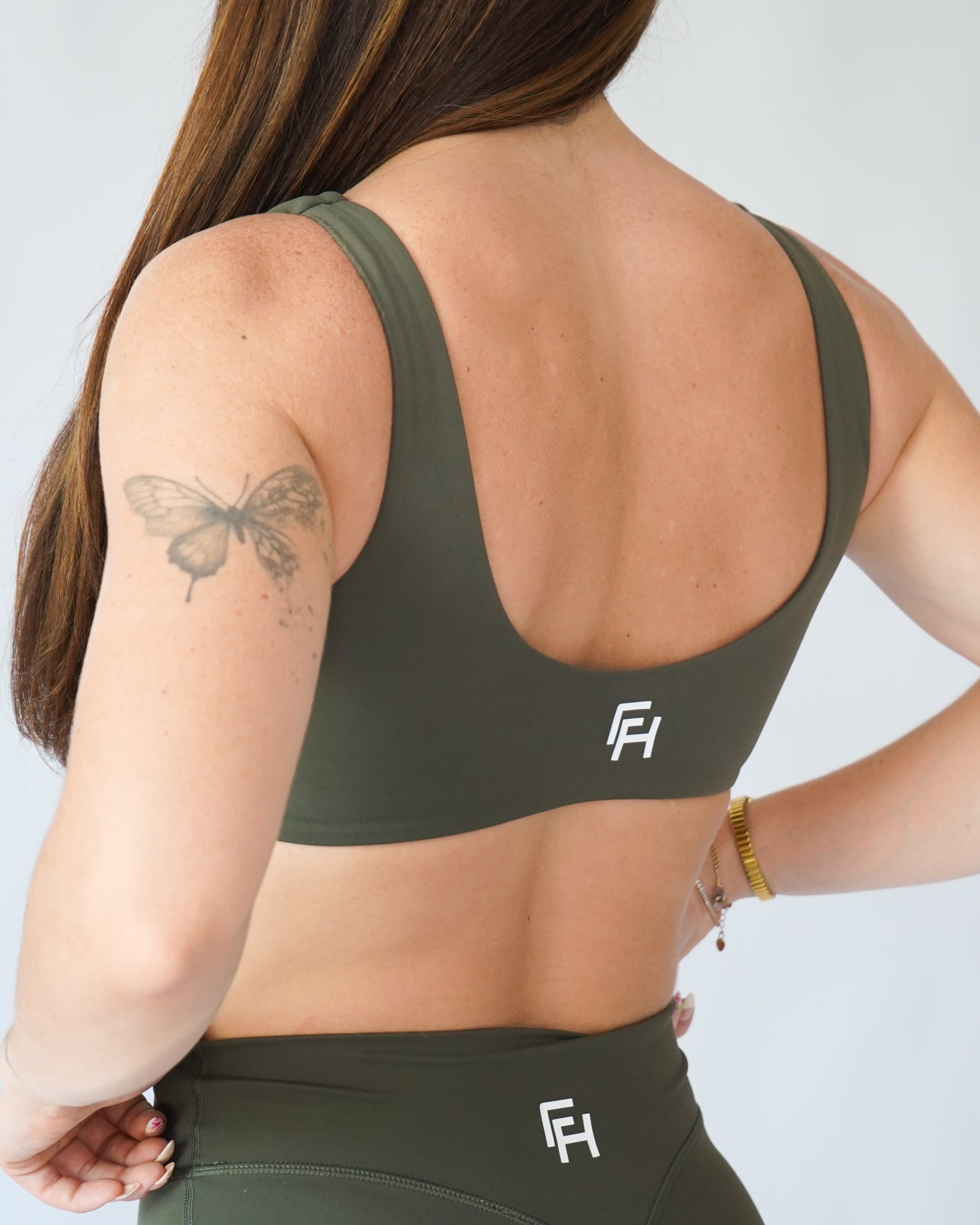 Hatha Sports Bra - Pine