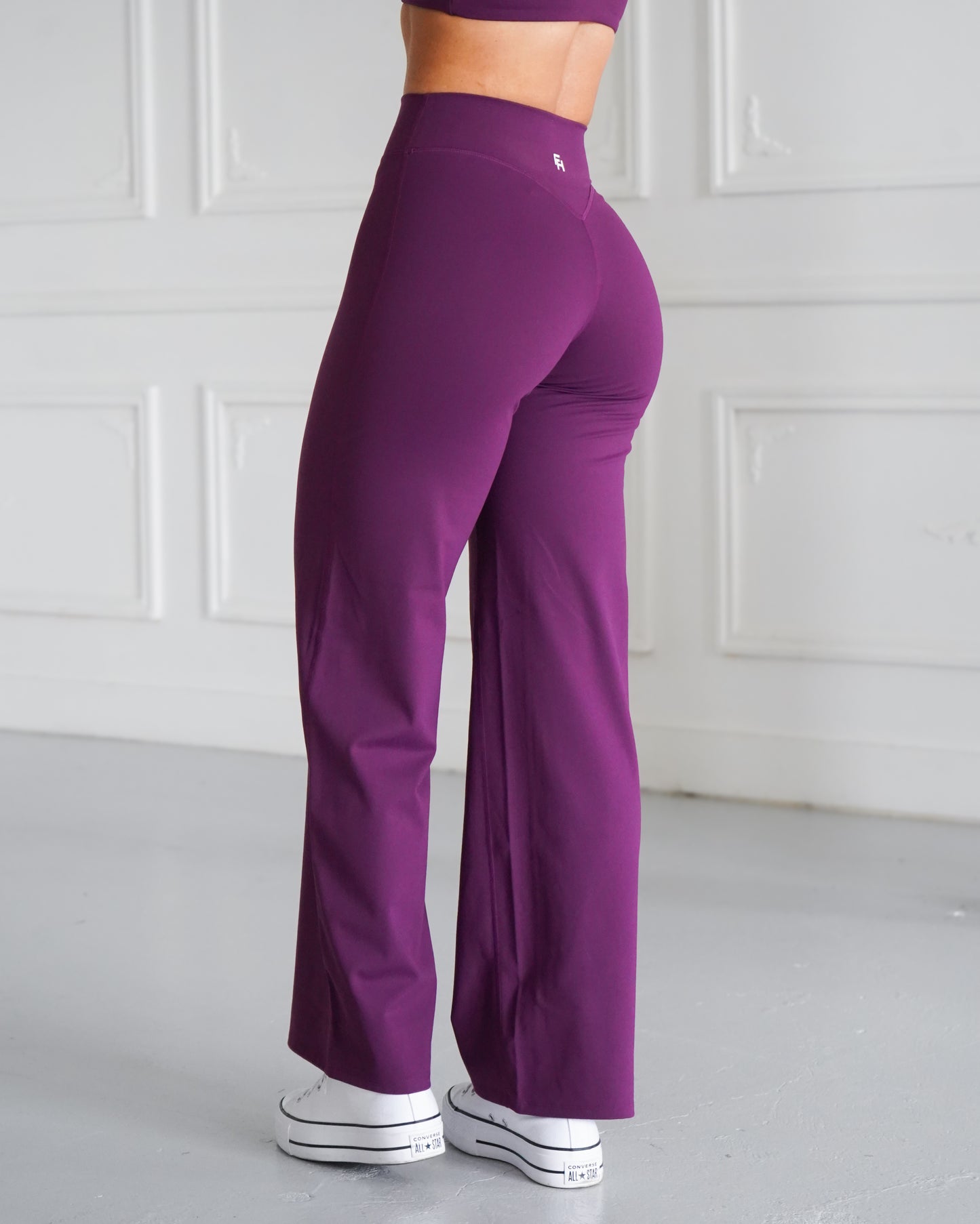 Hatha Straight Leg Pants - Berry