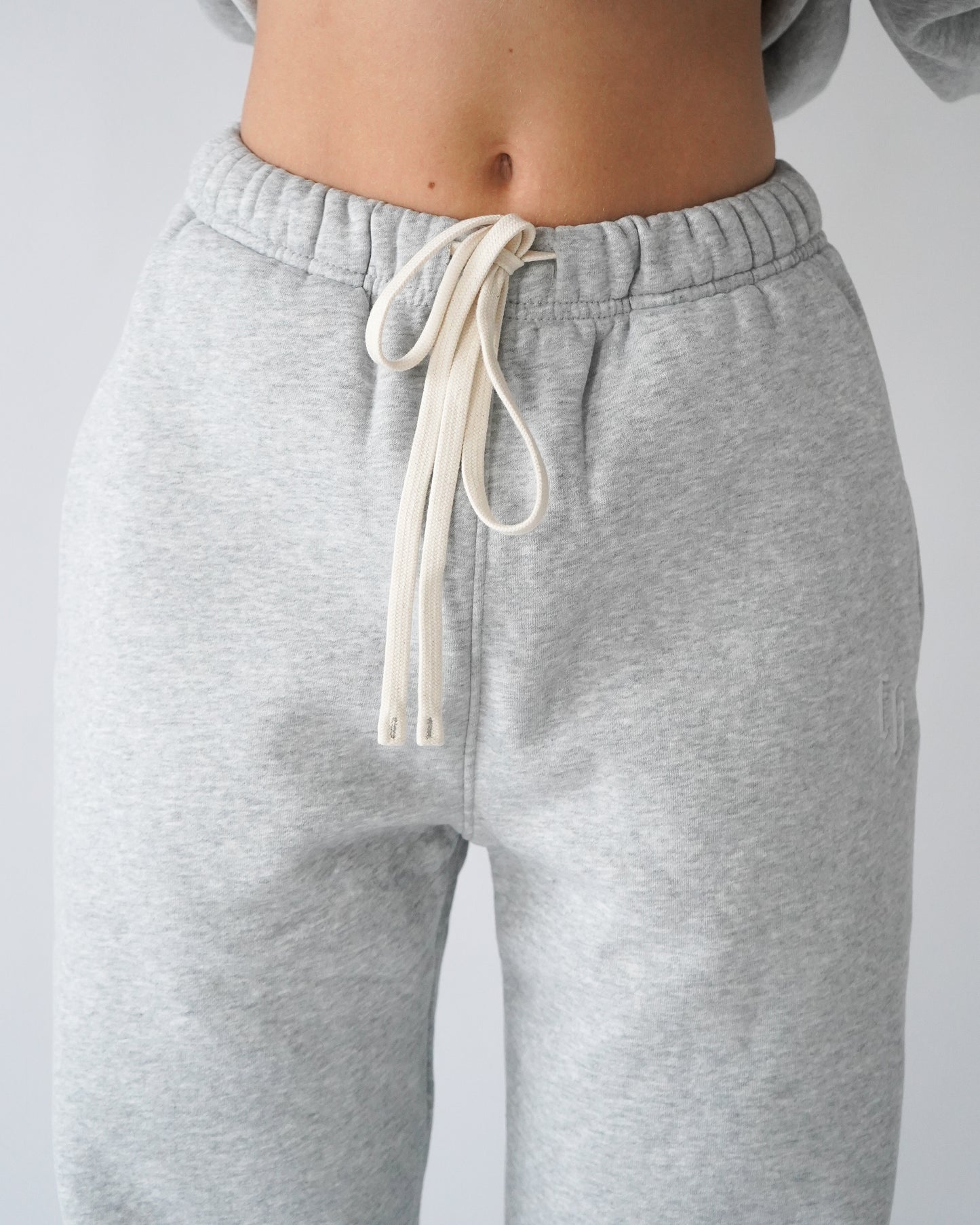 Legacy Straight-leg Sweatpants - Heather Gray