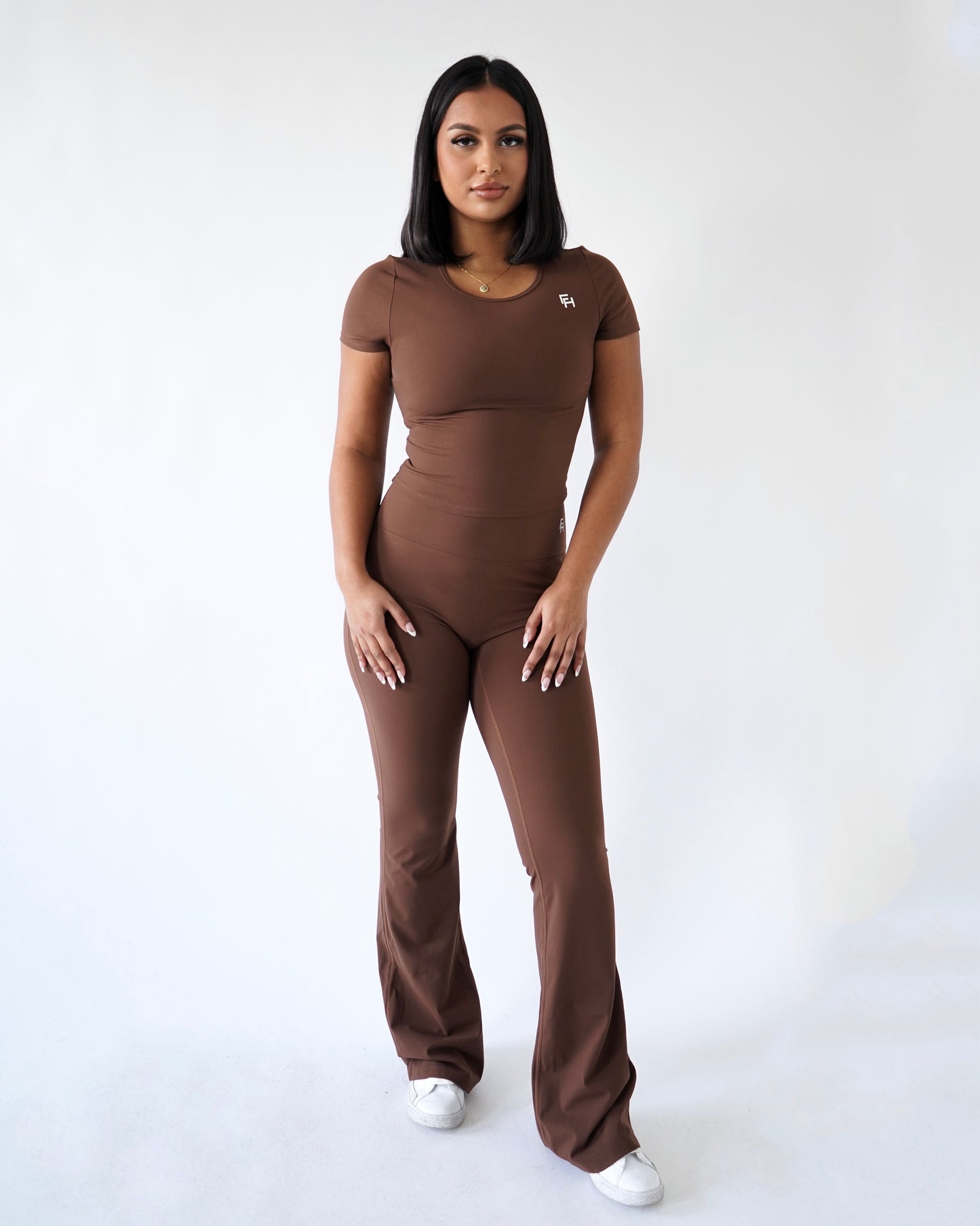 PERFORMANCE FLARE LEGGINGS - Clay