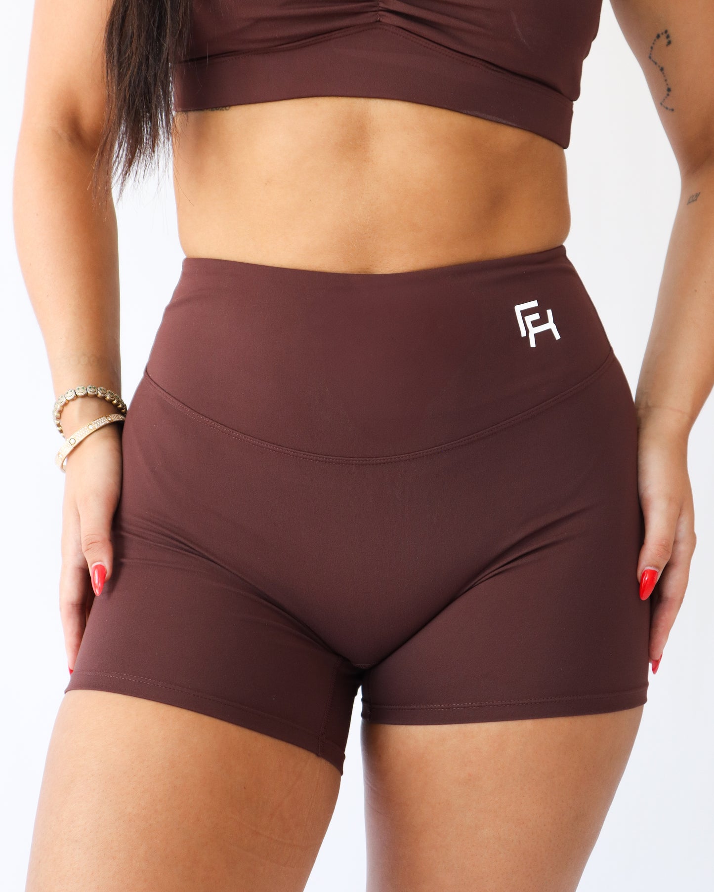 UltraSoft Mid Rise Shorts 4.5" - Espresso