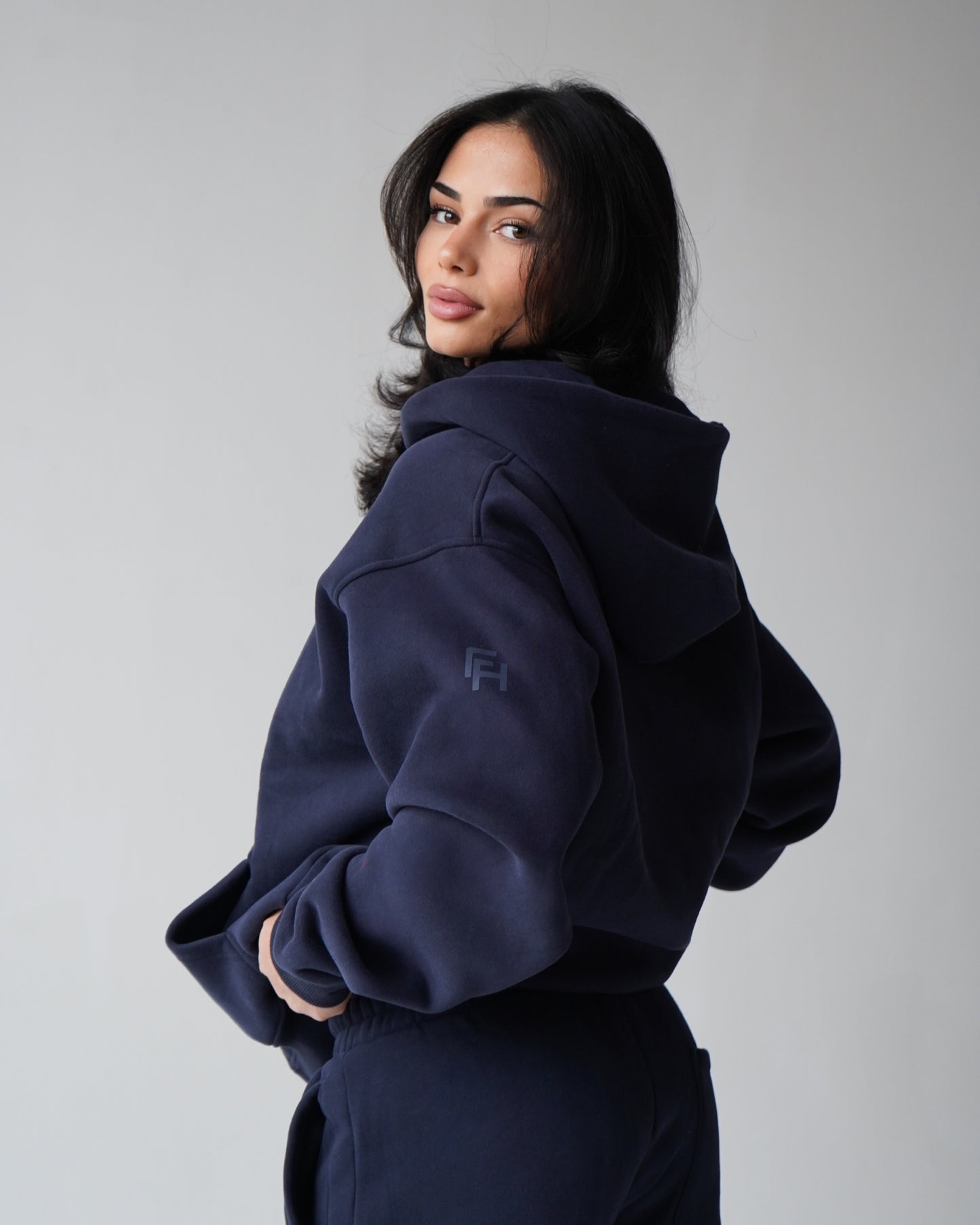 Reset Zip-Up Hoodie - Navy