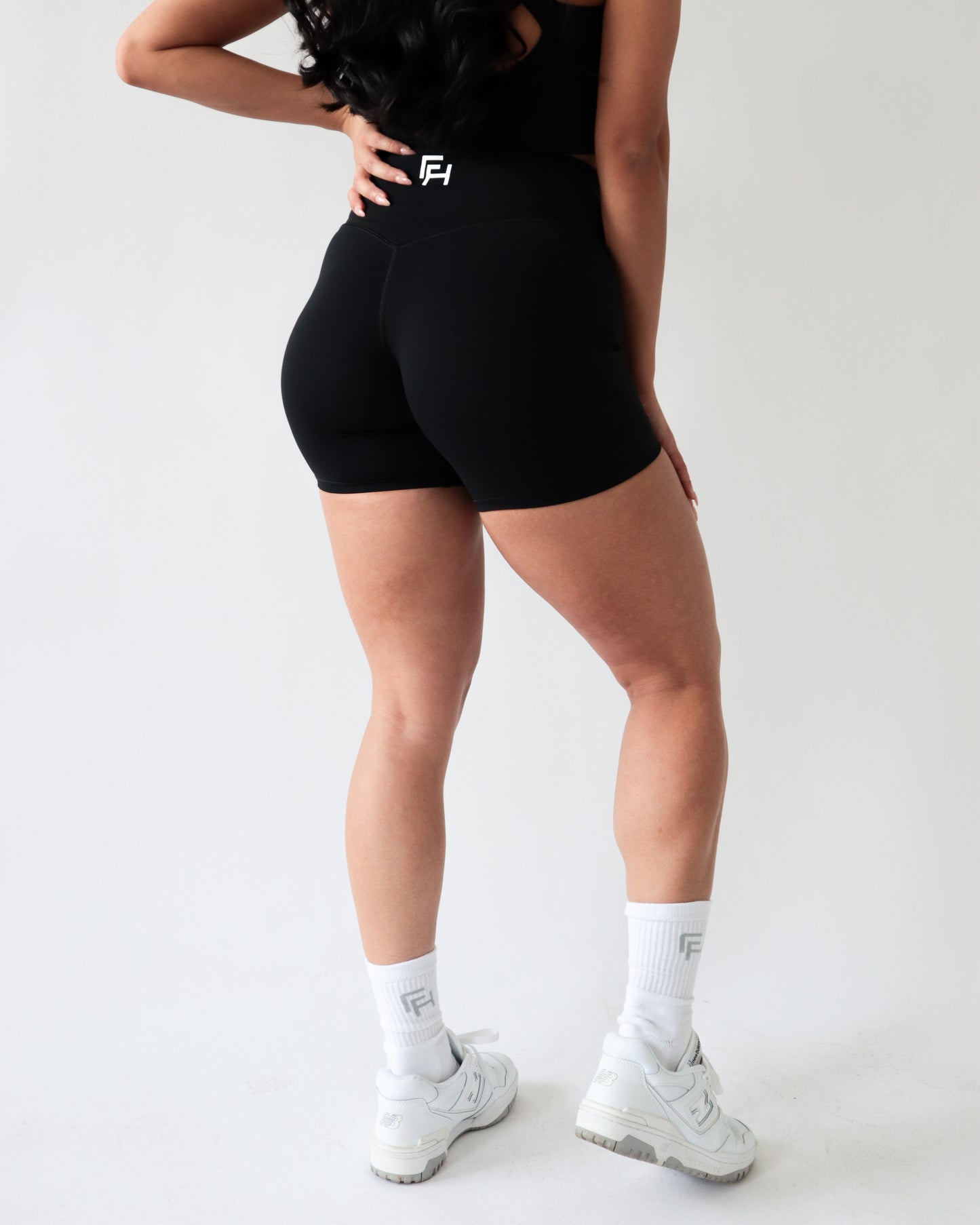 PERFORMANCE POCKET BIKER SHORTS - Black