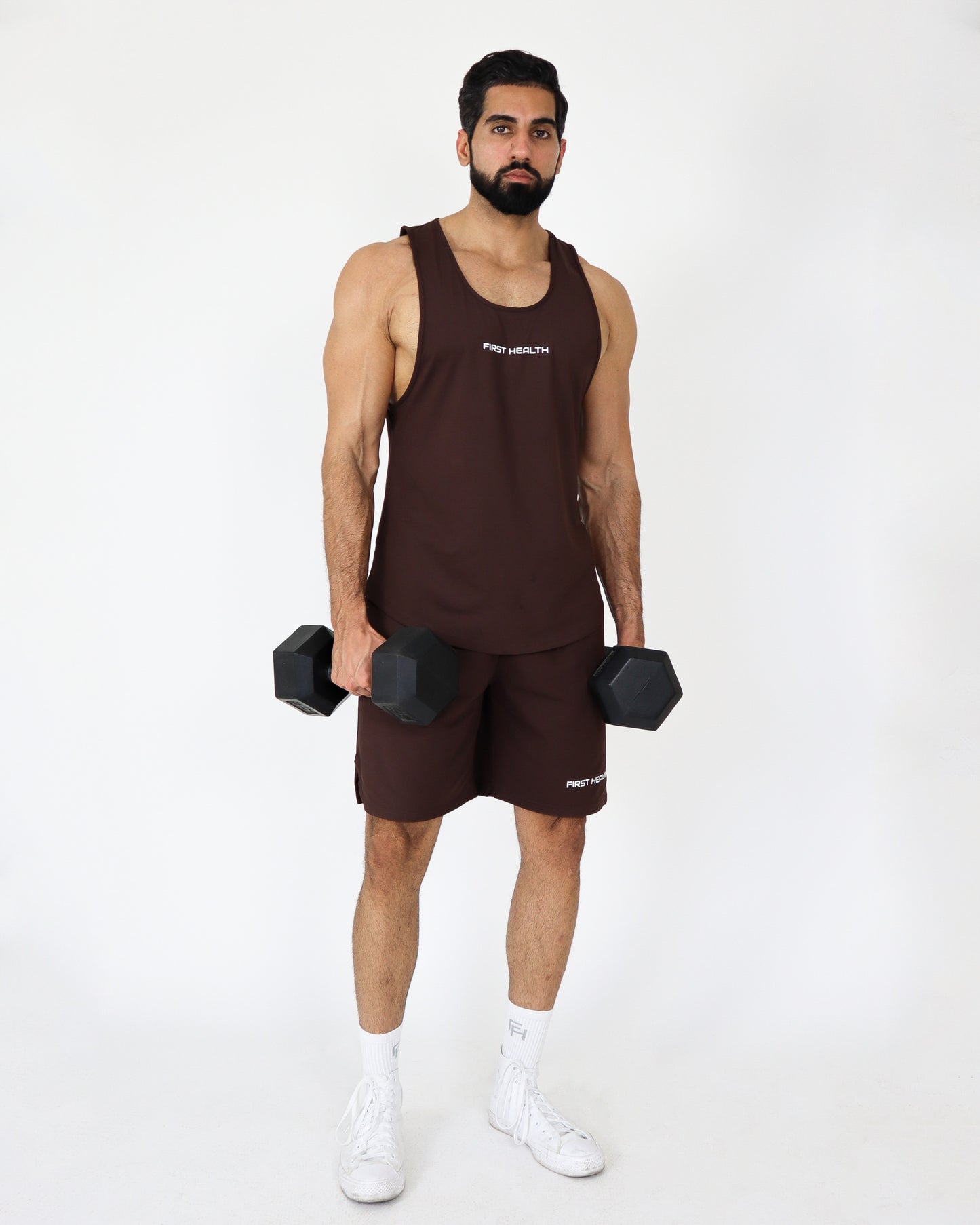 PERFORMANCE TANK TOP - Coffee