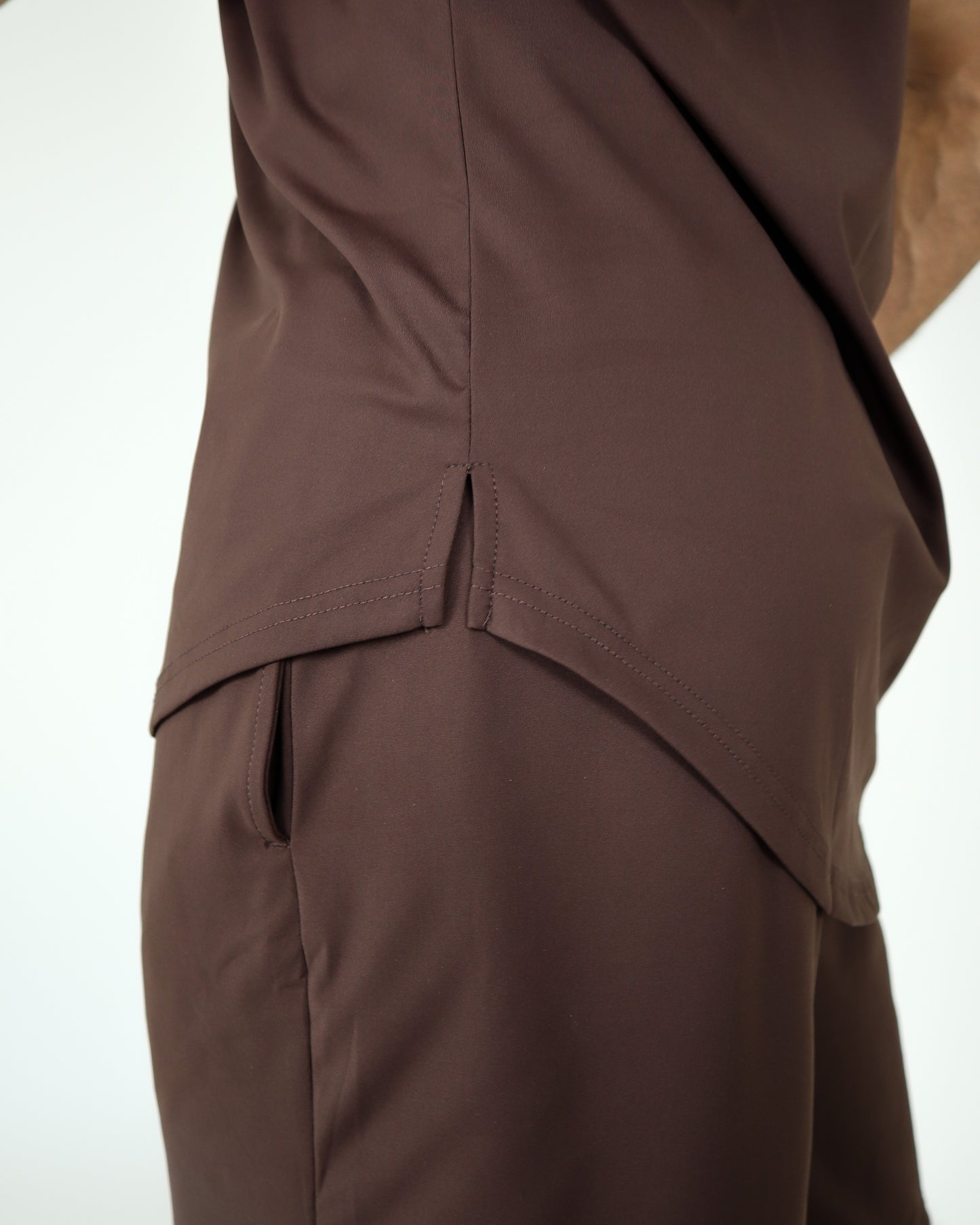 PERFORMANCE TANK TOP - Coffee