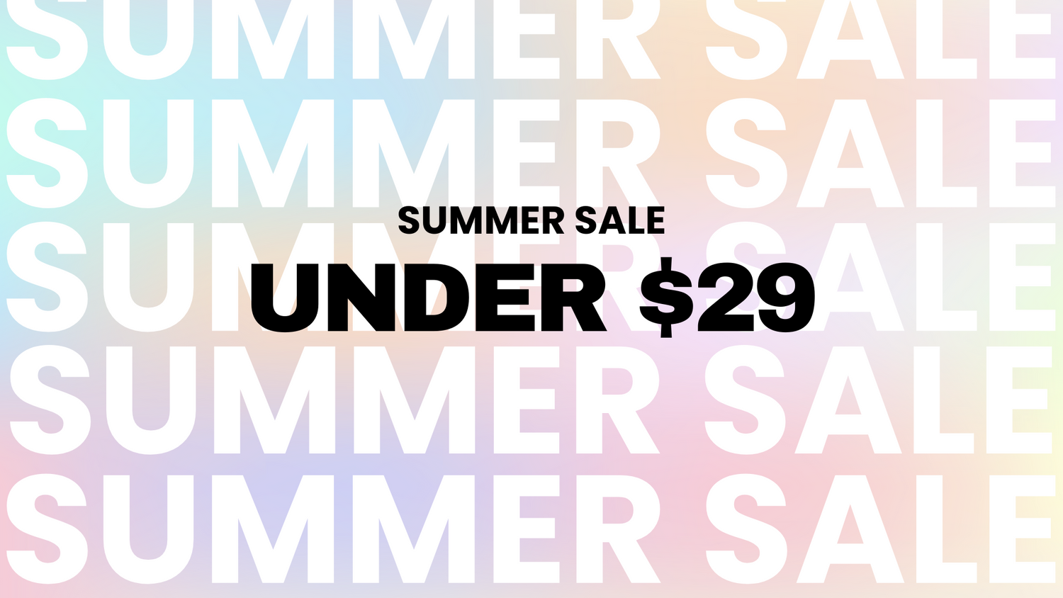 End of Summer Sale Under $35