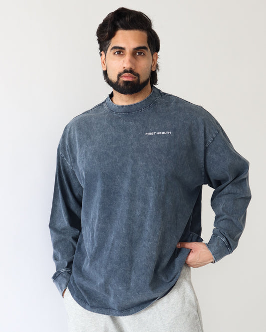 Lifting Club Long Sleeve - Denim