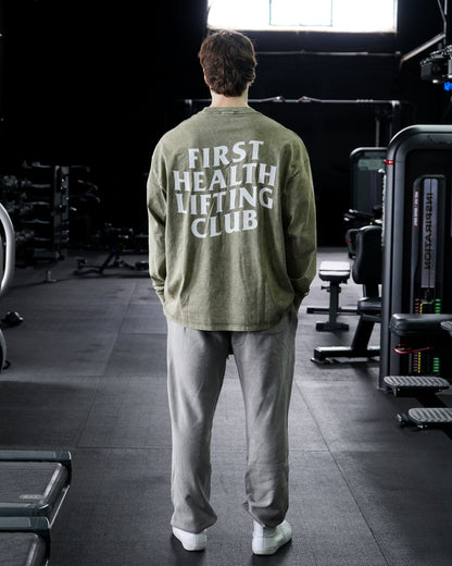 Lifting Club Long Sleeve - Olive