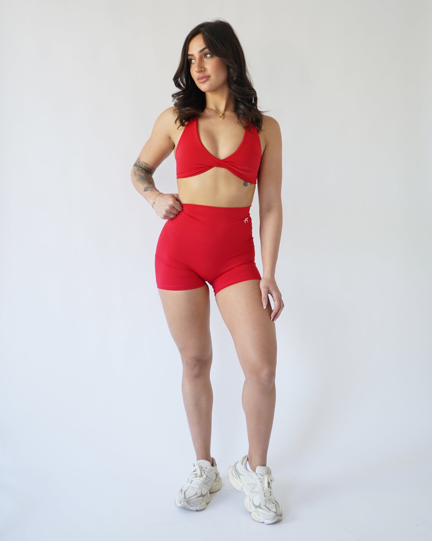 Flex Twist Sports Bra - Chili