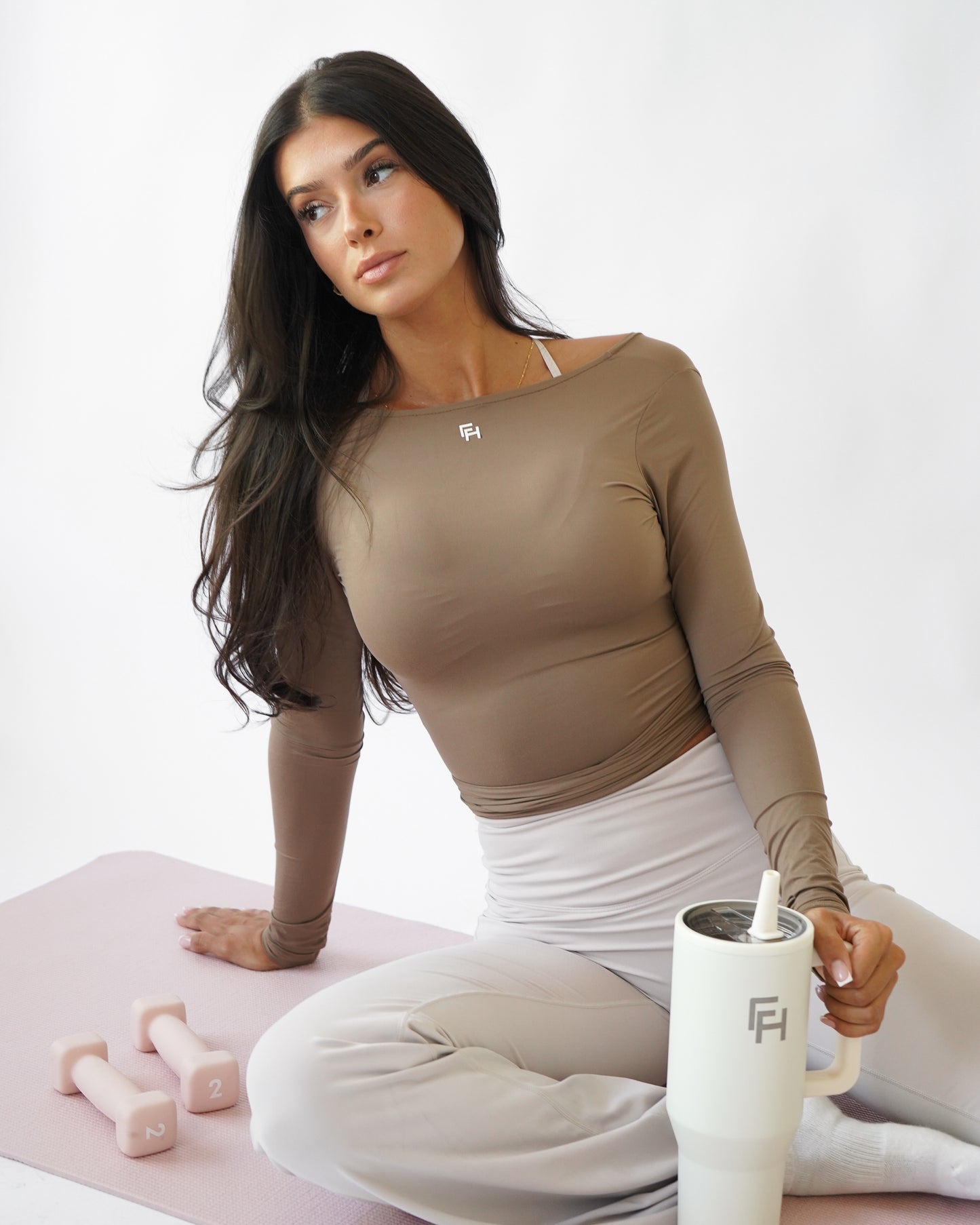 Ballet Wrap Top - Toffee