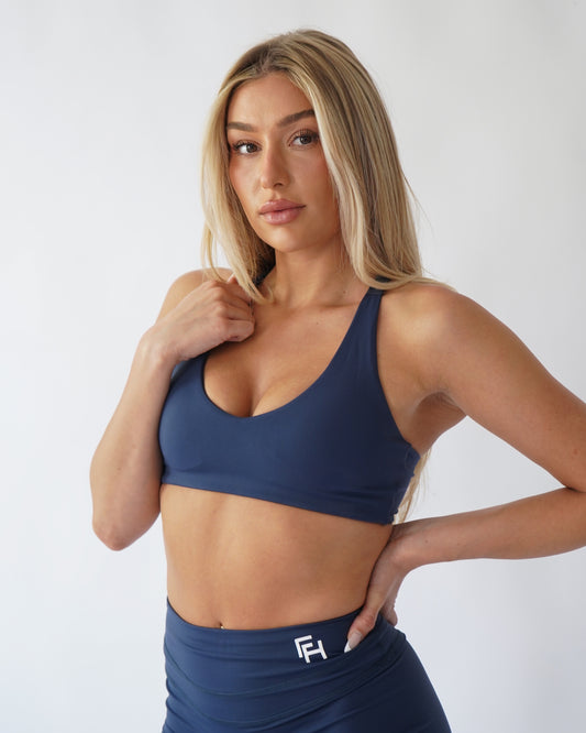 Effortless Sports Bra - Navy