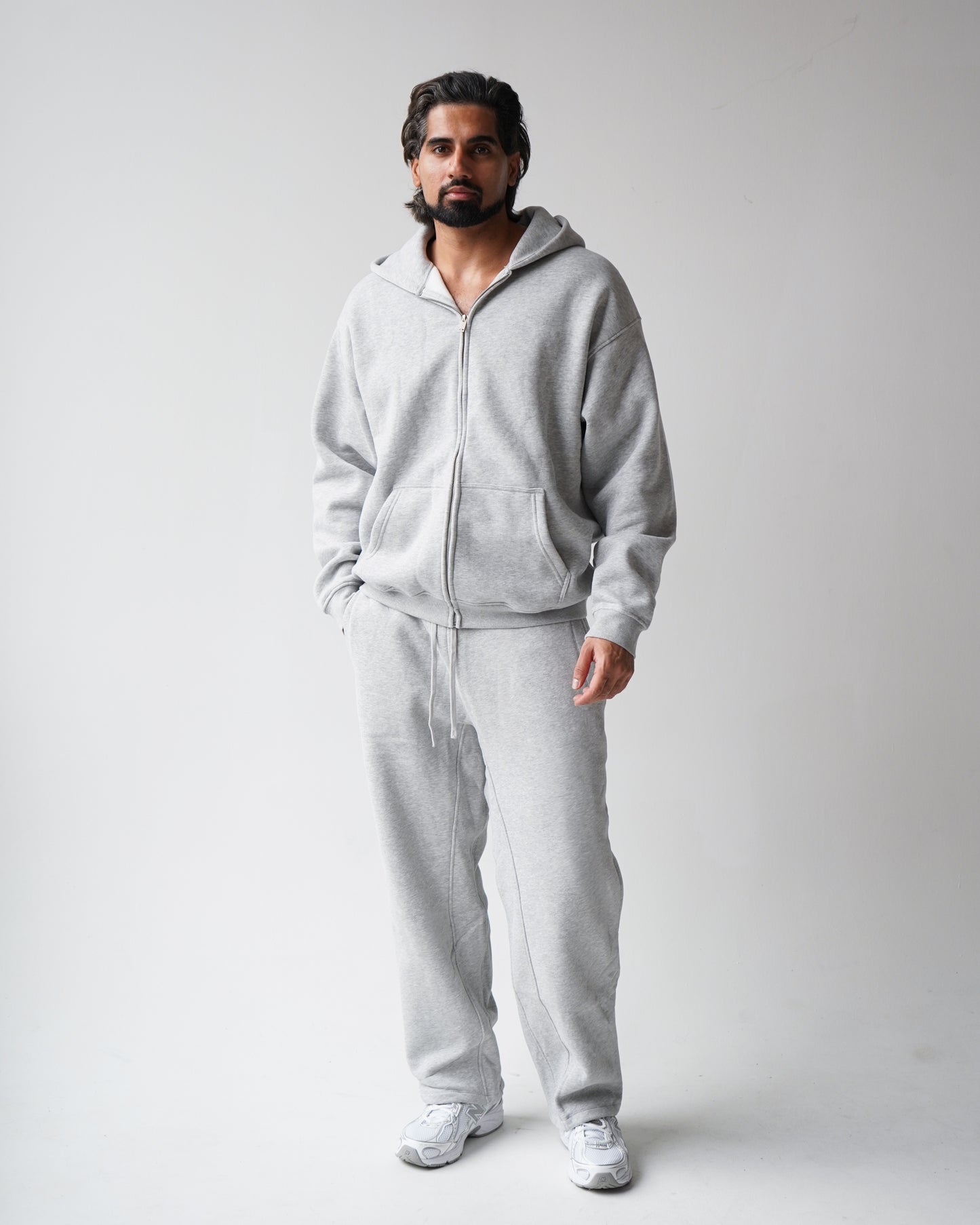 Reset Zip-Up Hoodie - Heather Gray