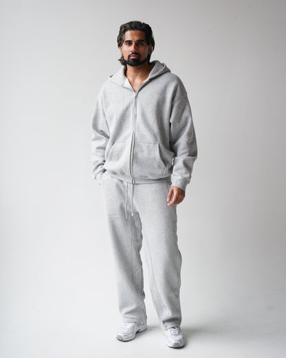 Reset Zip-Up Hoodie - Heather Gray