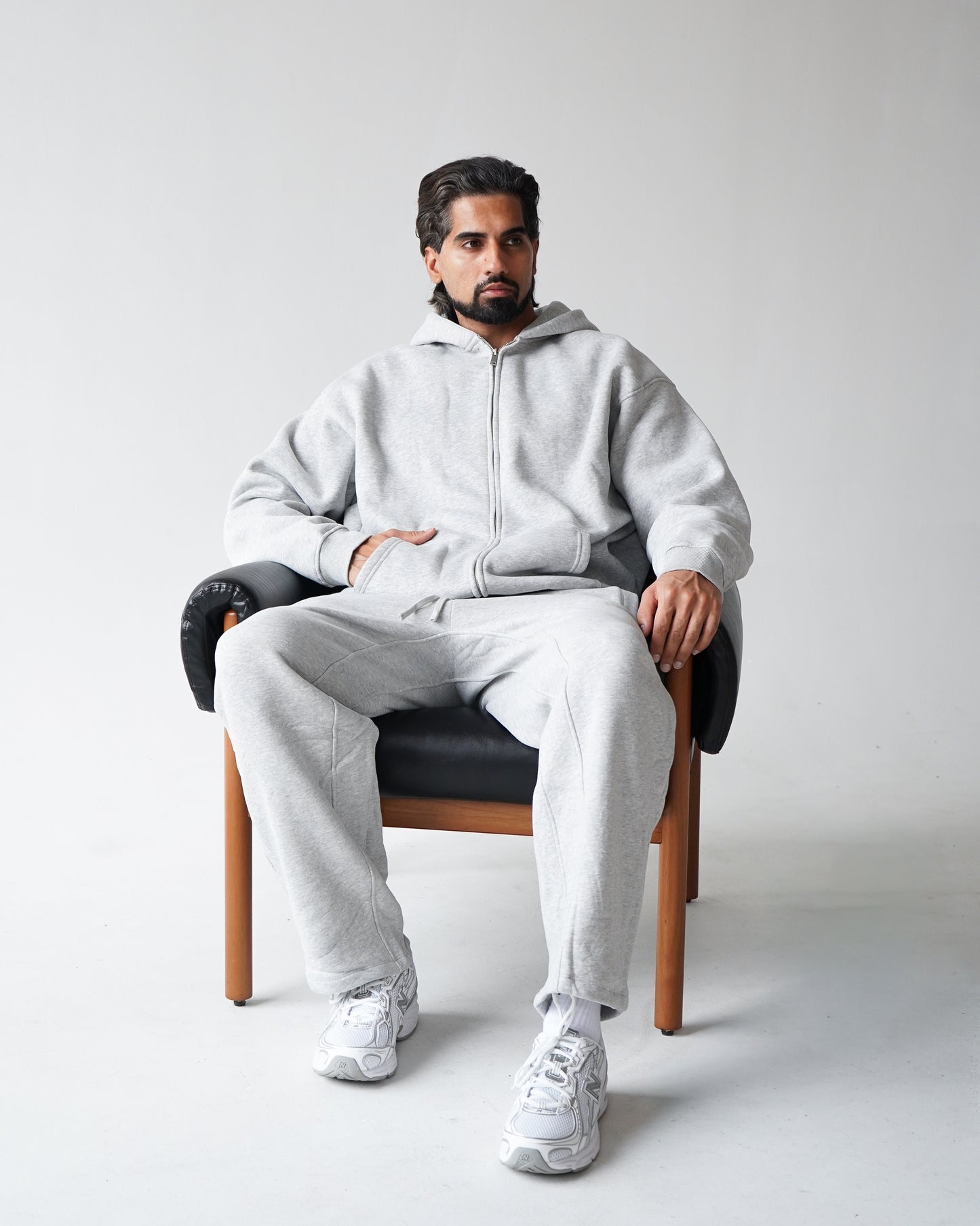 Reset Zip-Up Hoodie - Heather Gray