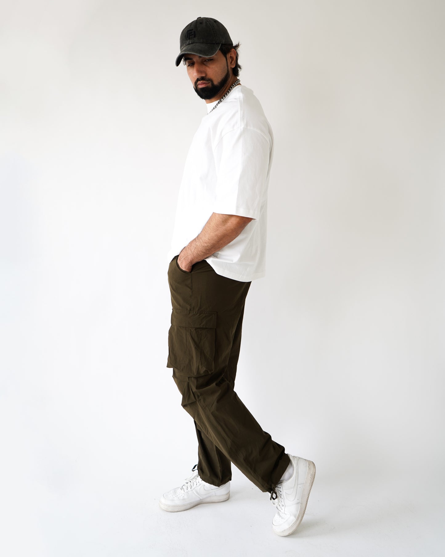 Parachute Cargo Joggers - Army