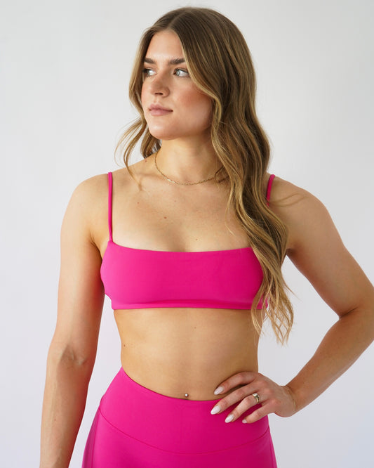 DEFINE BANDEAU SPORTS BRA - Magenta